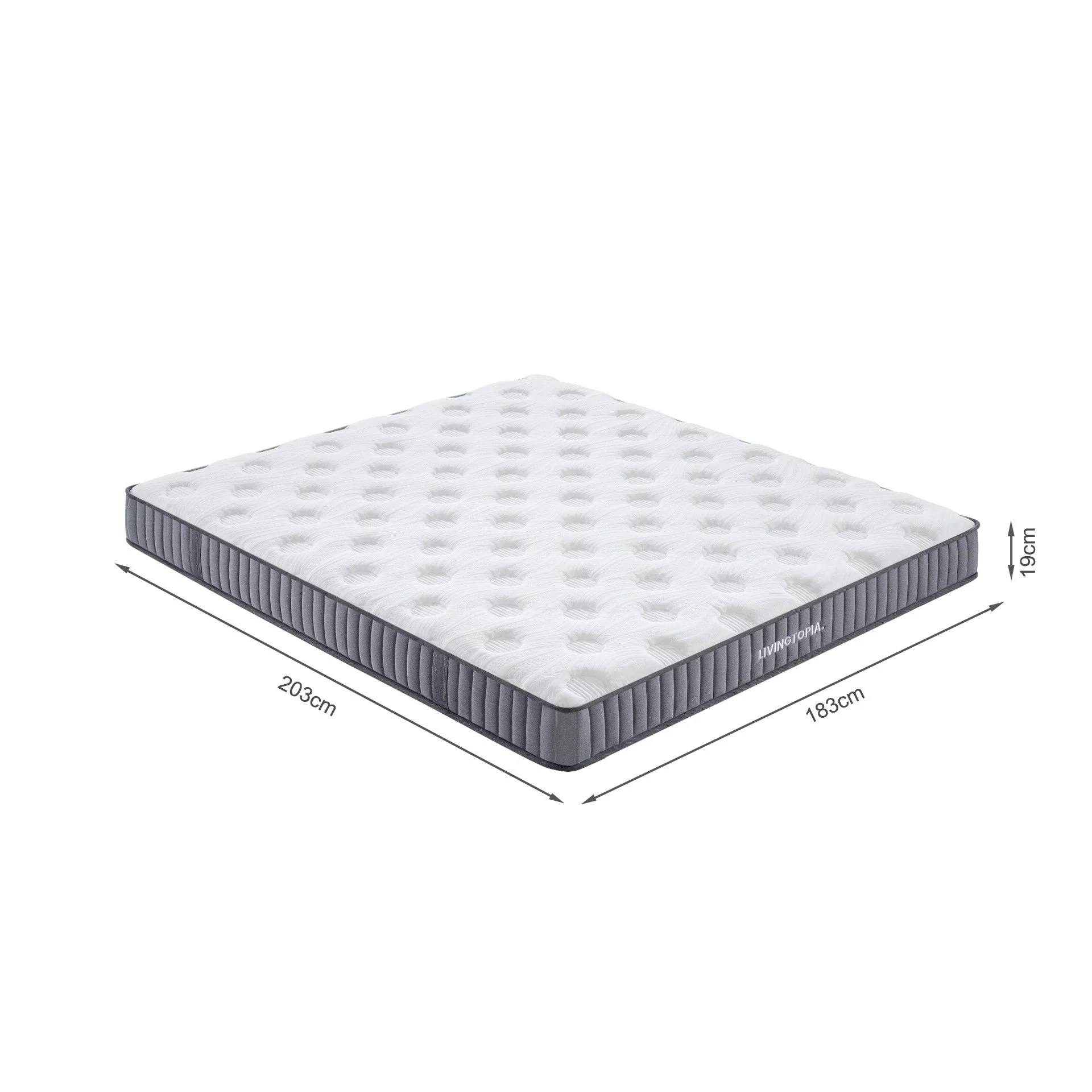 LivingTopia DreamNest Plus Super King Mattress - Image 12