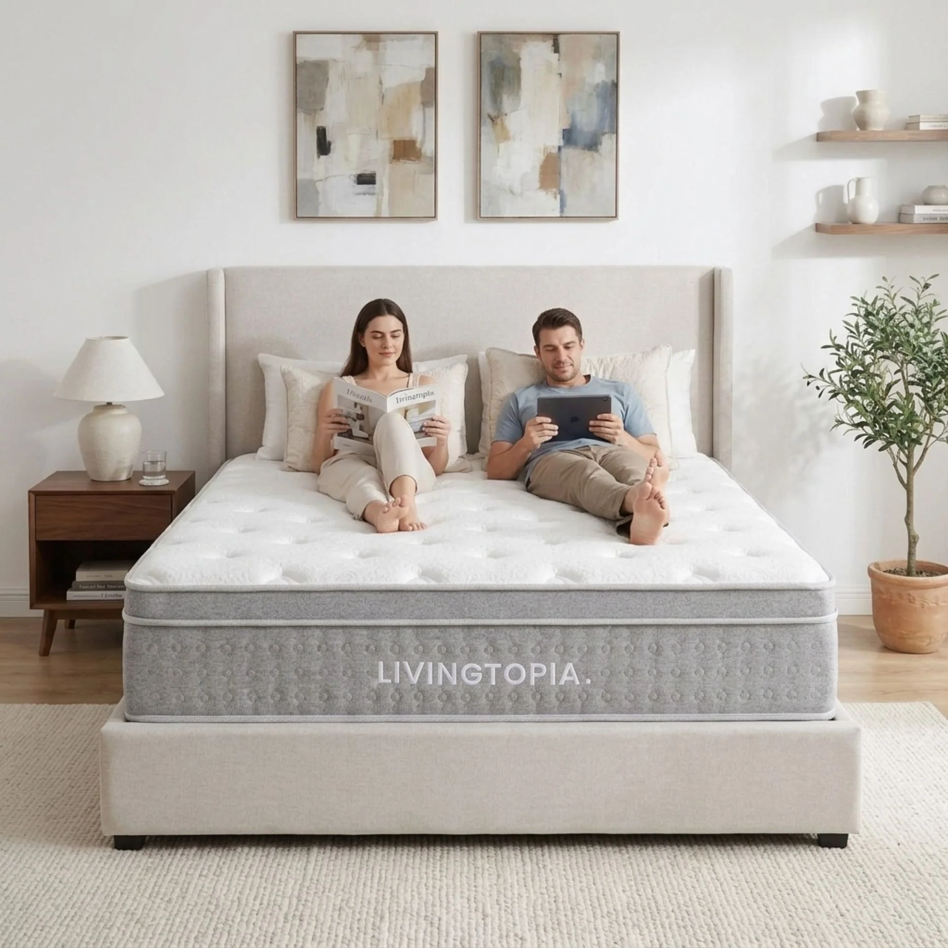 LivingTopia DreamNest Prime Queen Mattress - Image 2
