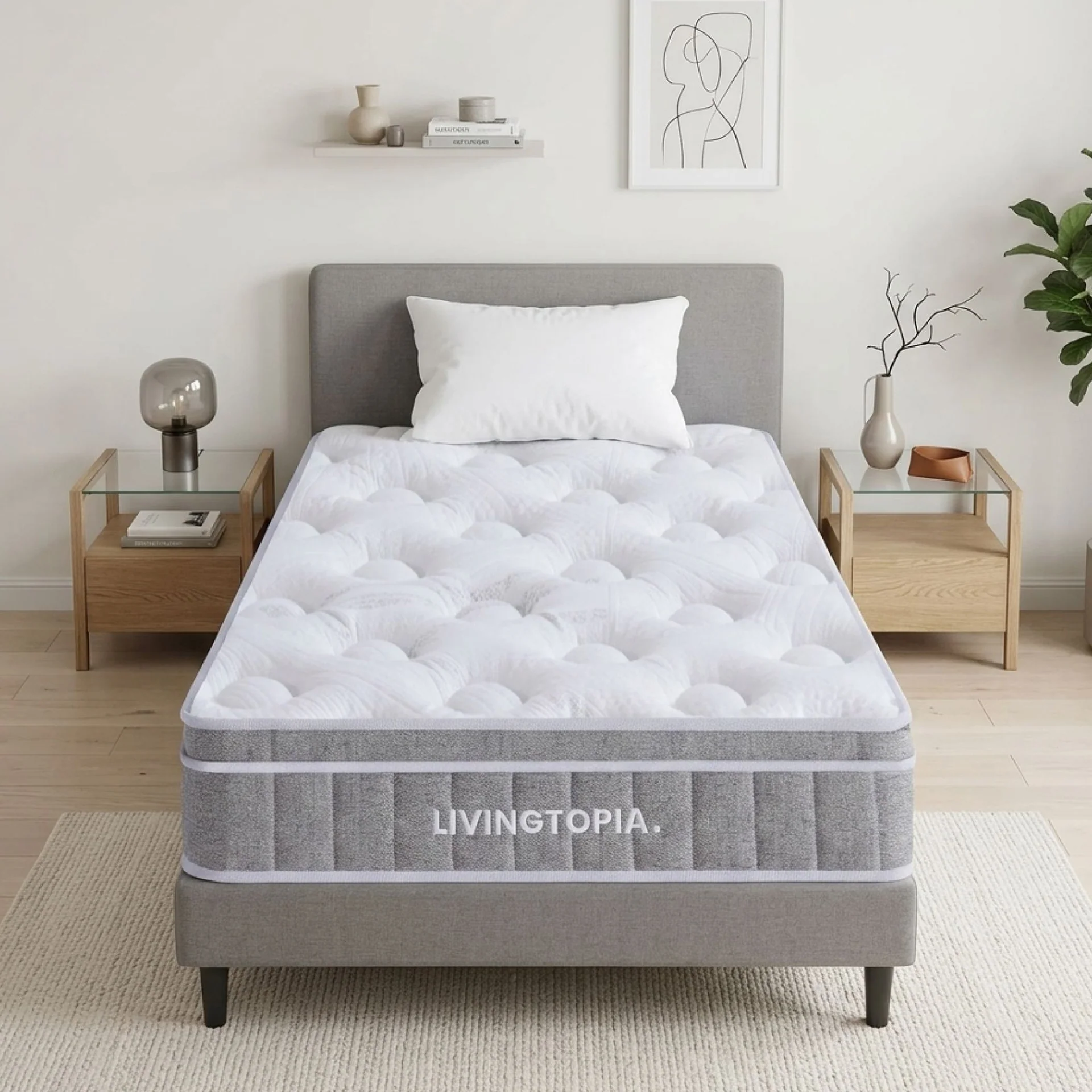 LivingTopia DreamNest Pro King Single Mattress