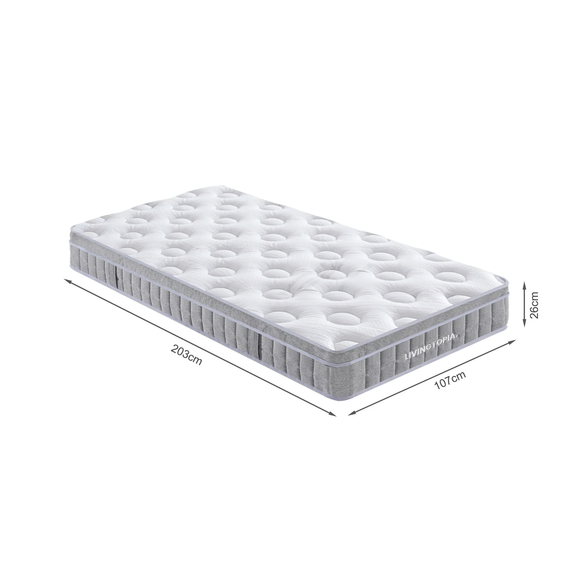 LivingTopia DreamNest Pro King Single Mattress - Image 17