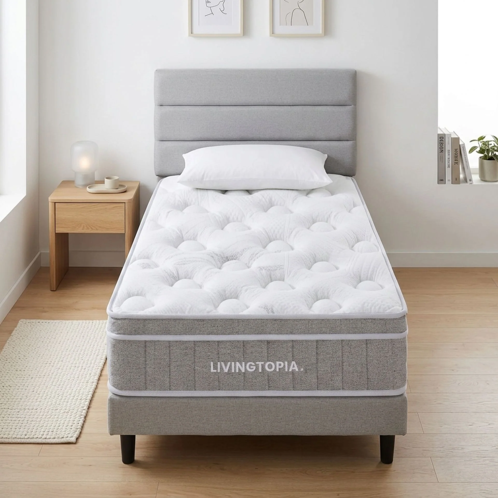 LivingTopia DreamNest Pro Single Mattress