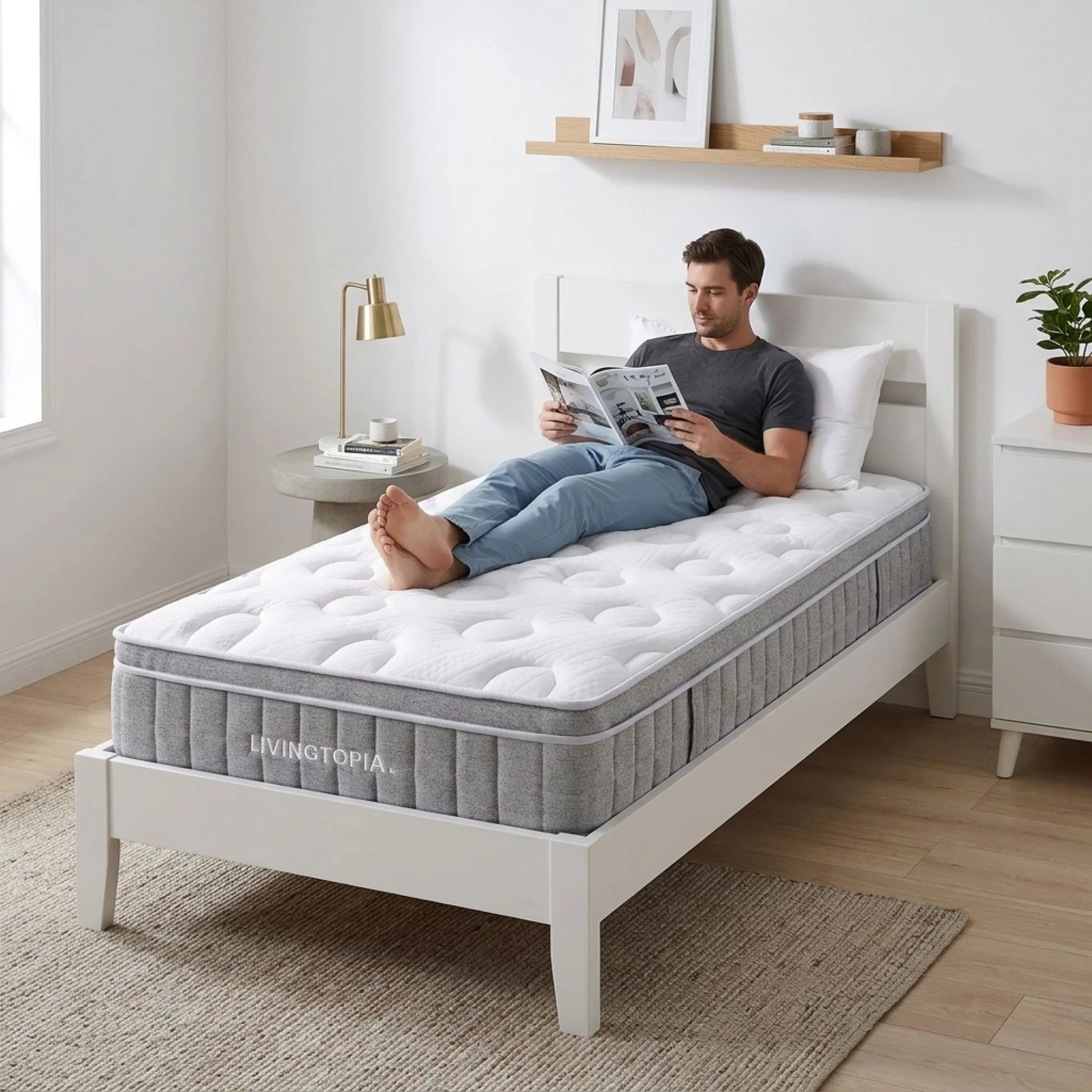 LivingTopia DreamNest Pro Single Mattress - Image 15