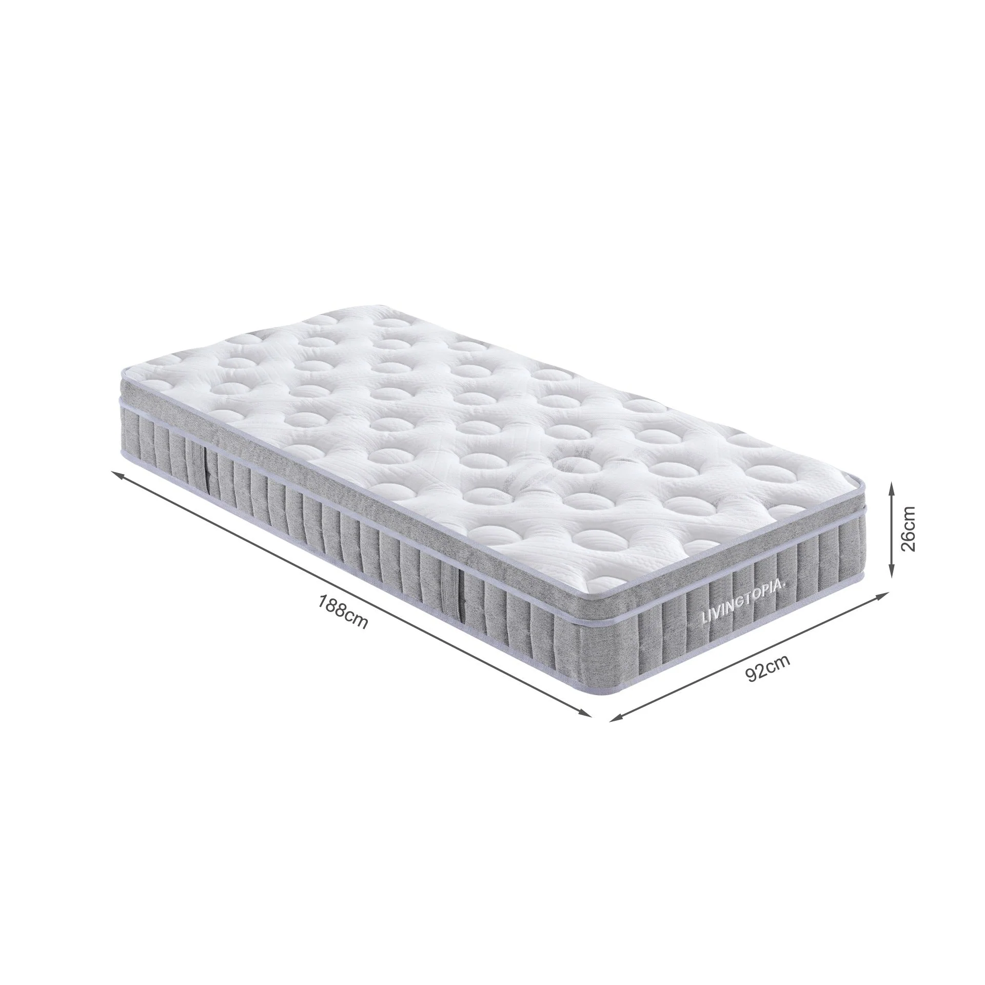 LivingTopia DreamNest Pro Single Mattress - Image 17