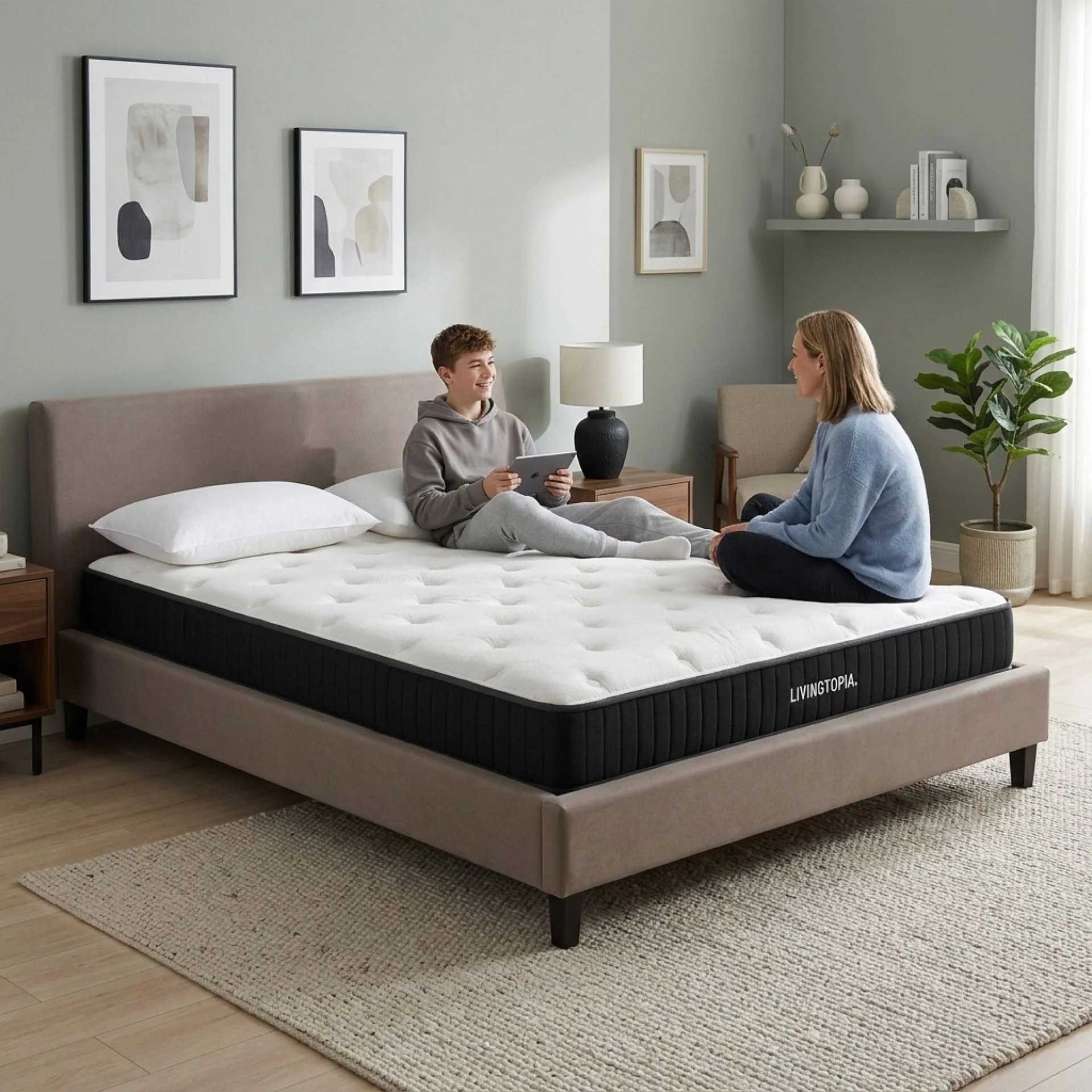 LivingTopia FirmNest Classic King Mattress - Image 17