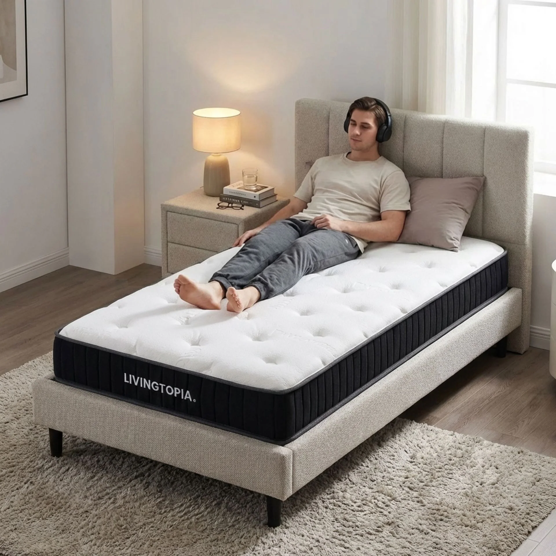 LivingTopia FirmNest Classic King Single Mattress - Image 15