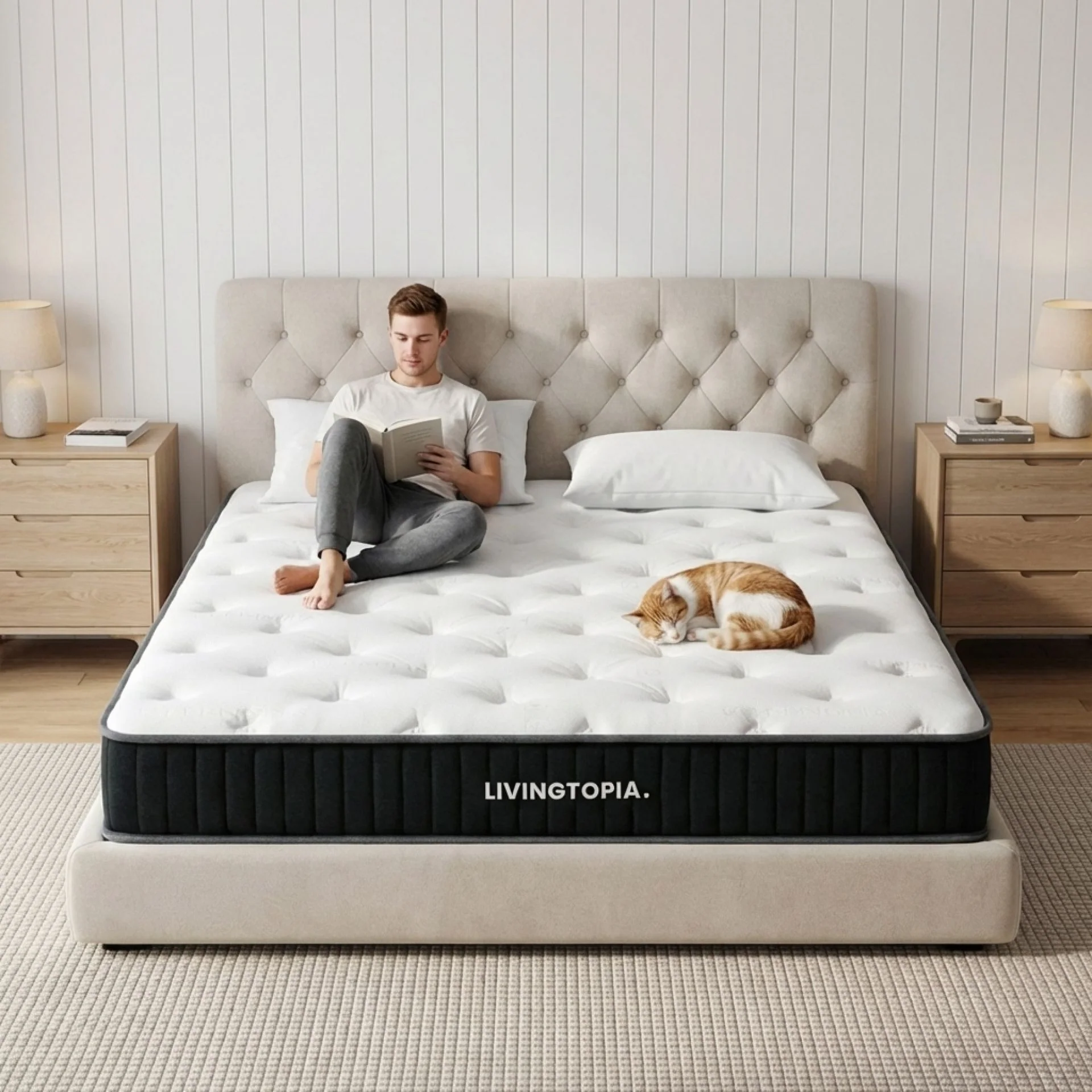 LivingTopia FirmNest Classic Queen Mattress - Image 17