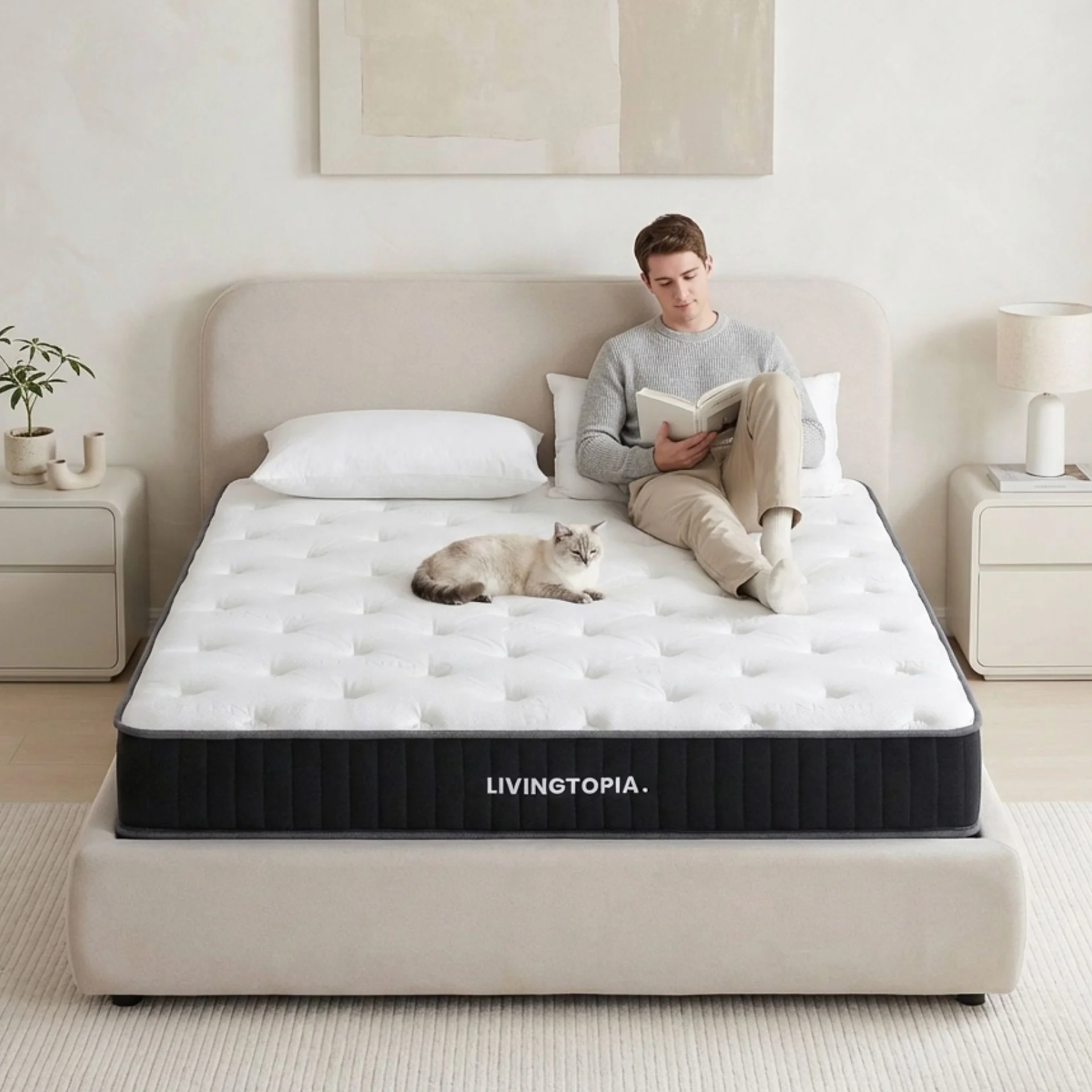 LivingTopia FirmNest Classic Queen Mattress - Image 2