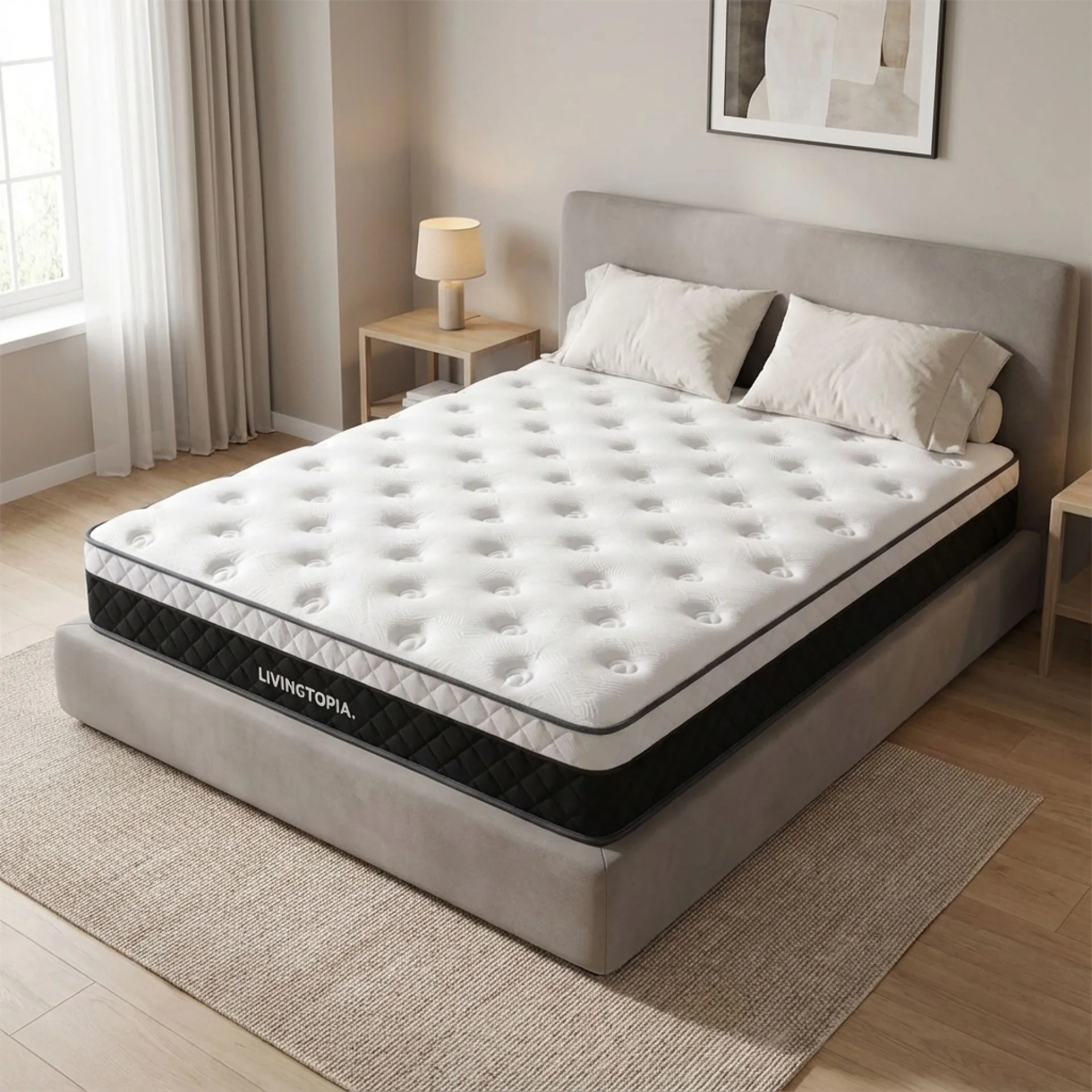 LivingTopia FirmNest Pro Queen Mattress - Image 14