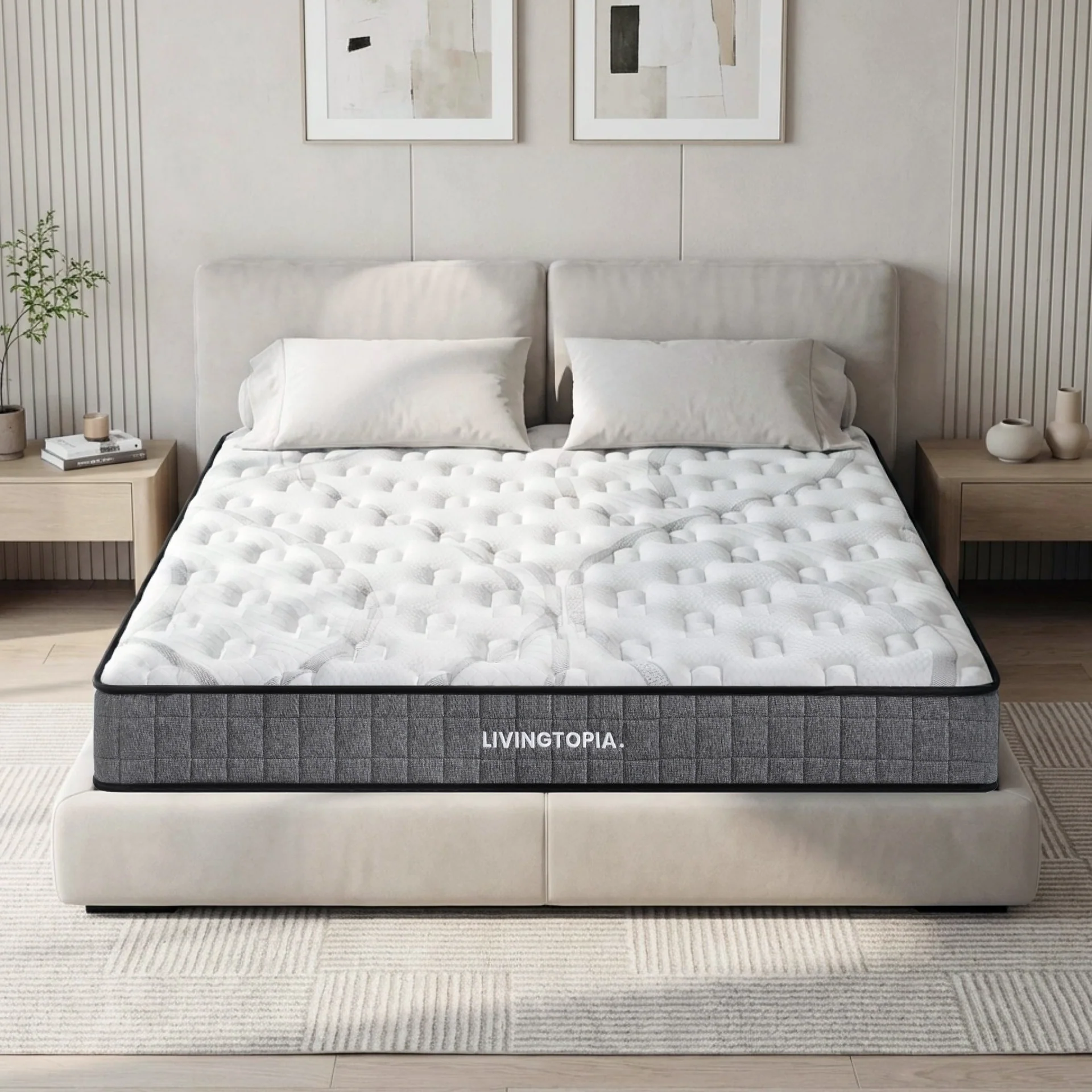 LivingTopia Hybrid Classic King Mattress
