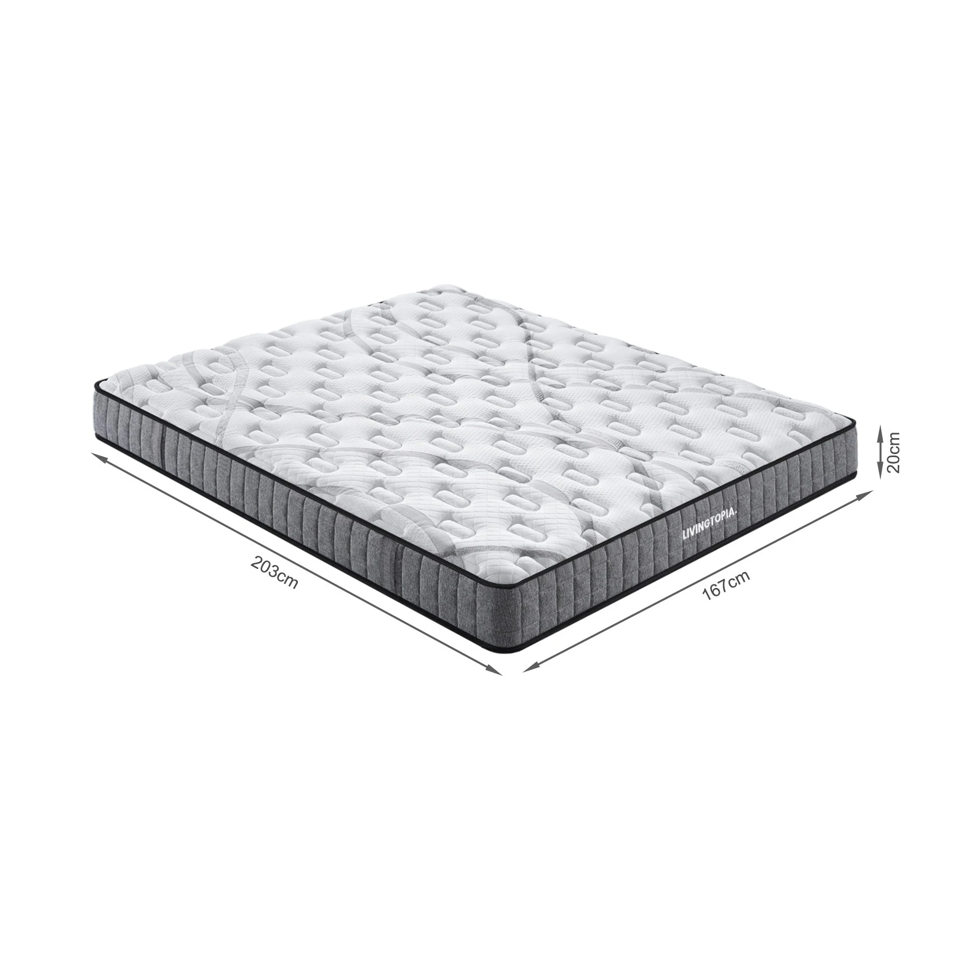 LivingTopia Hybrid Classic King Mattress - Image 12