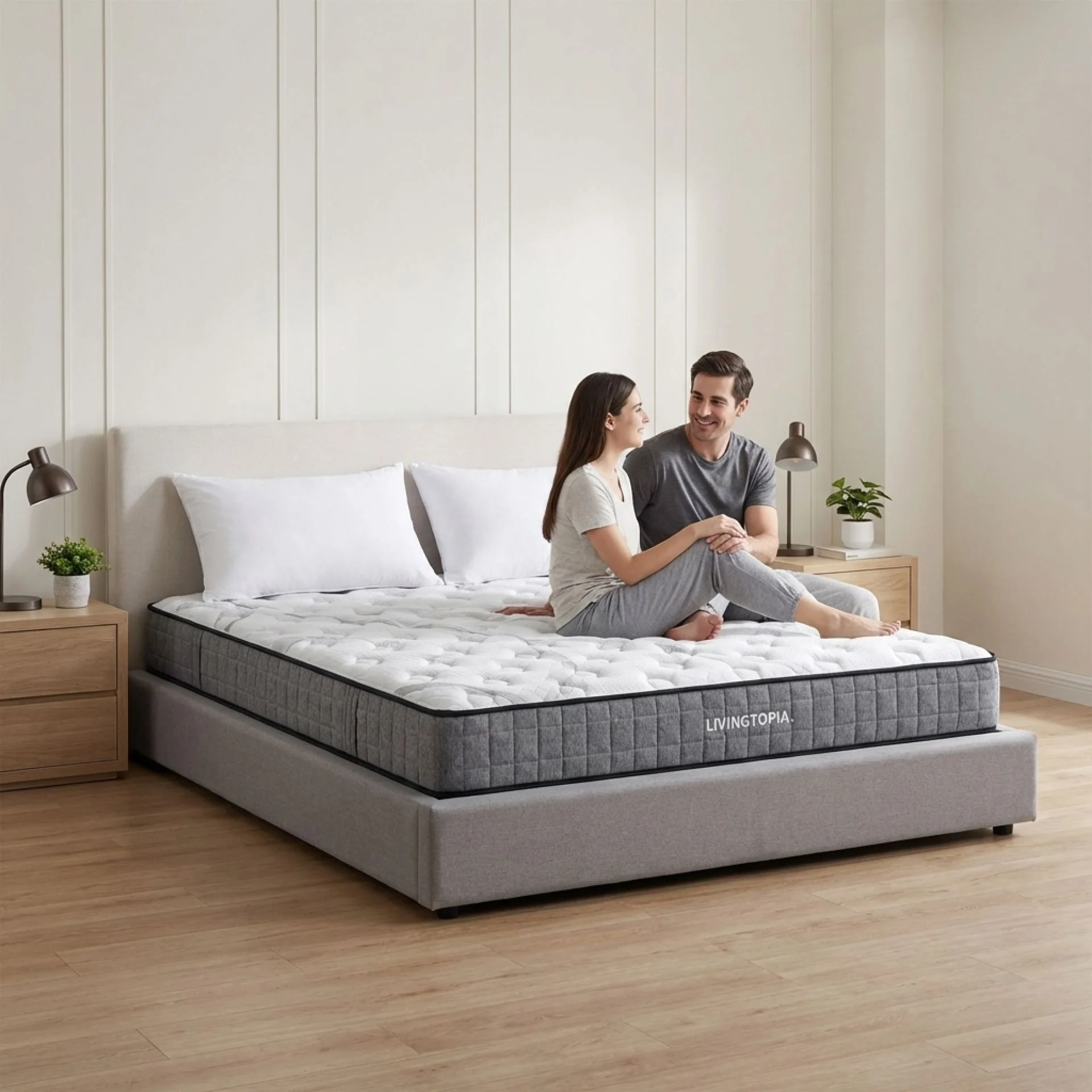 LivingTopia Hybrid Classic King Mattress - Image 16