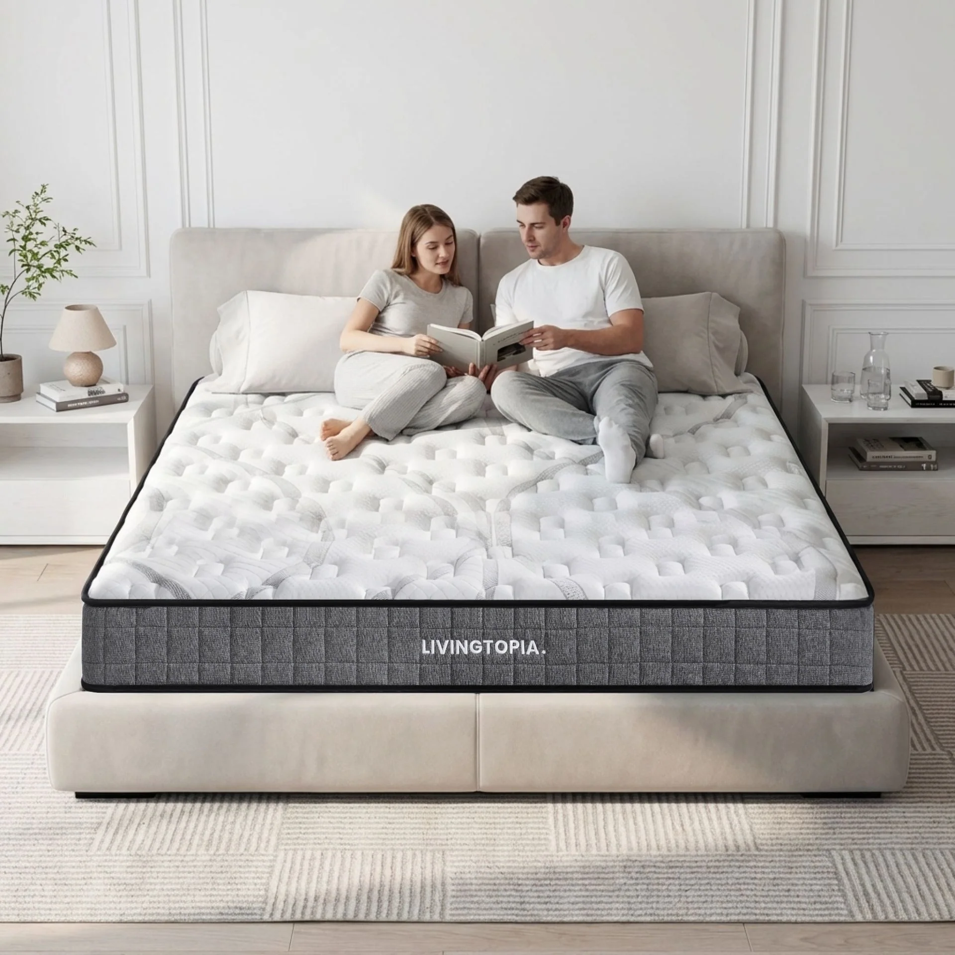 LivingTopia Hybrid Classic King Mattress - Image 2