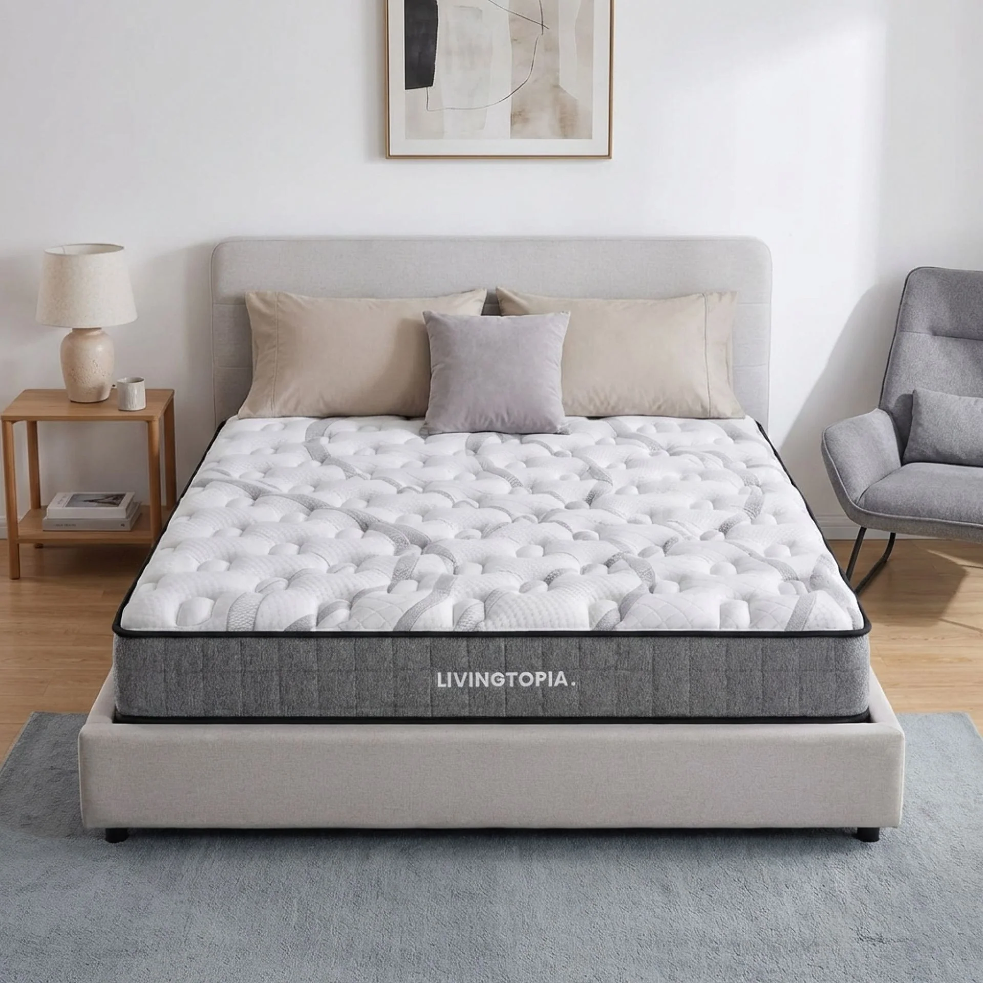 LivingTopia Hybrid Classic Queen Mattress - Image 14