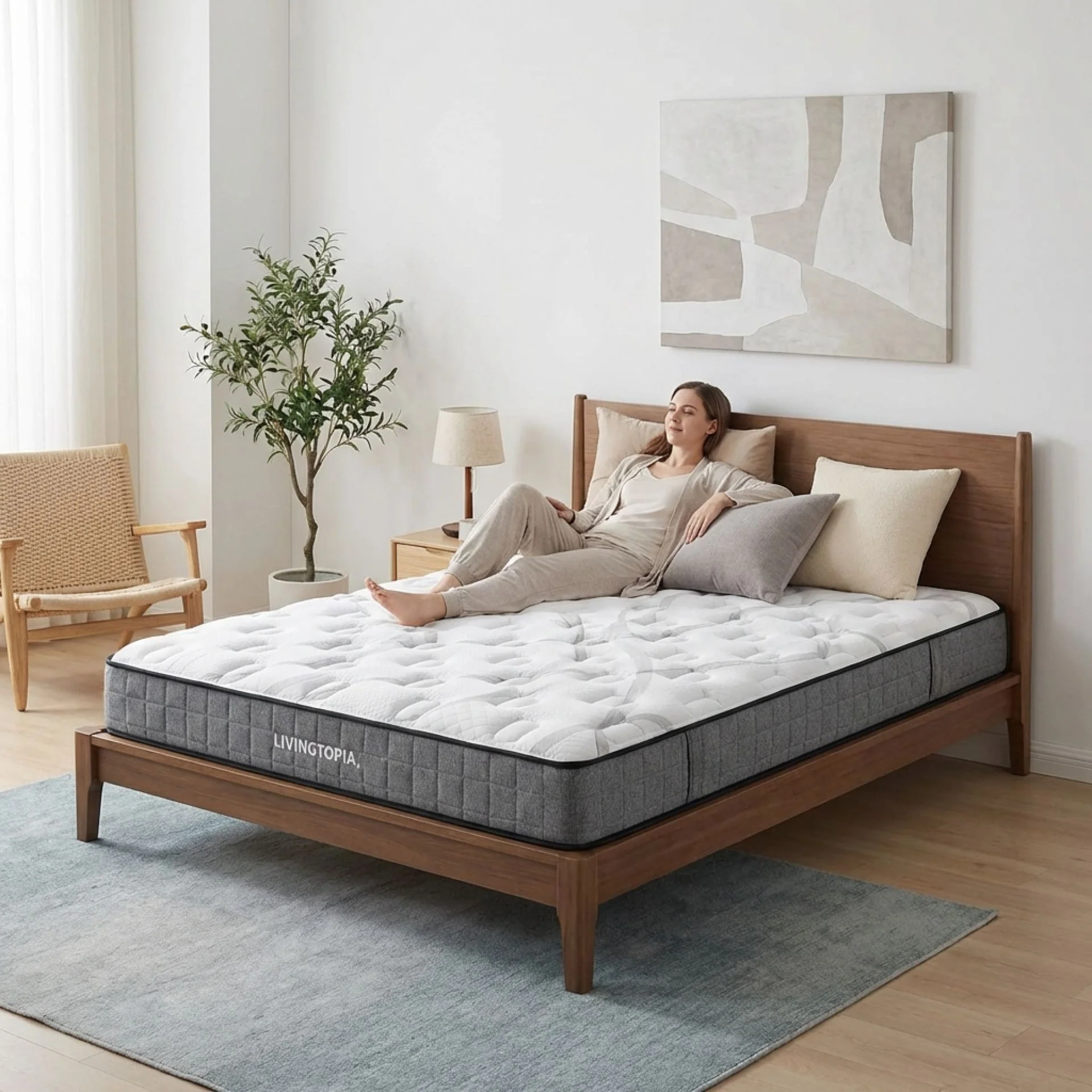 LivingTopia Hybrid Classic Queen Mattress - Image 16