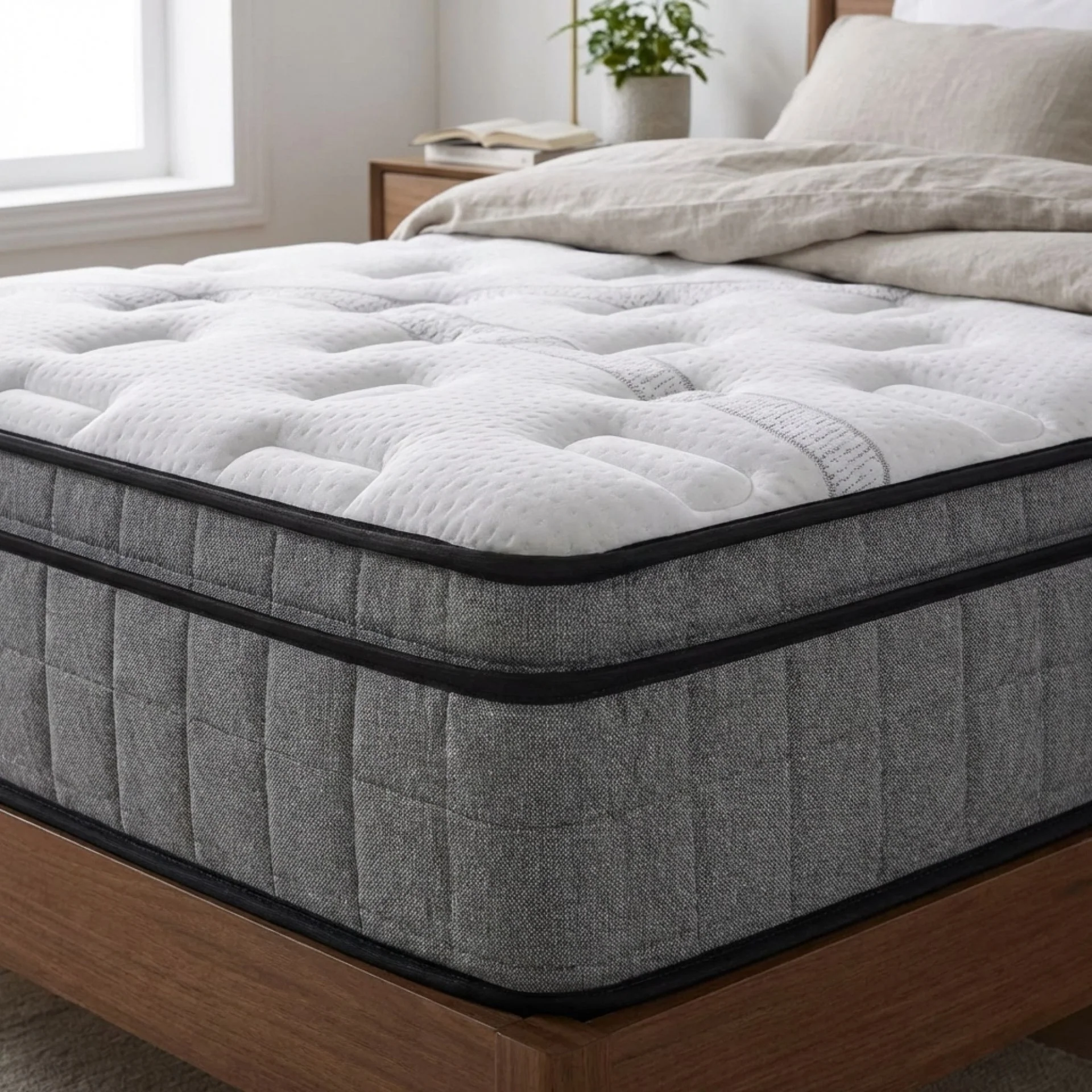 LivingTopia Hybrid Classic Queen Mattress - Image 5