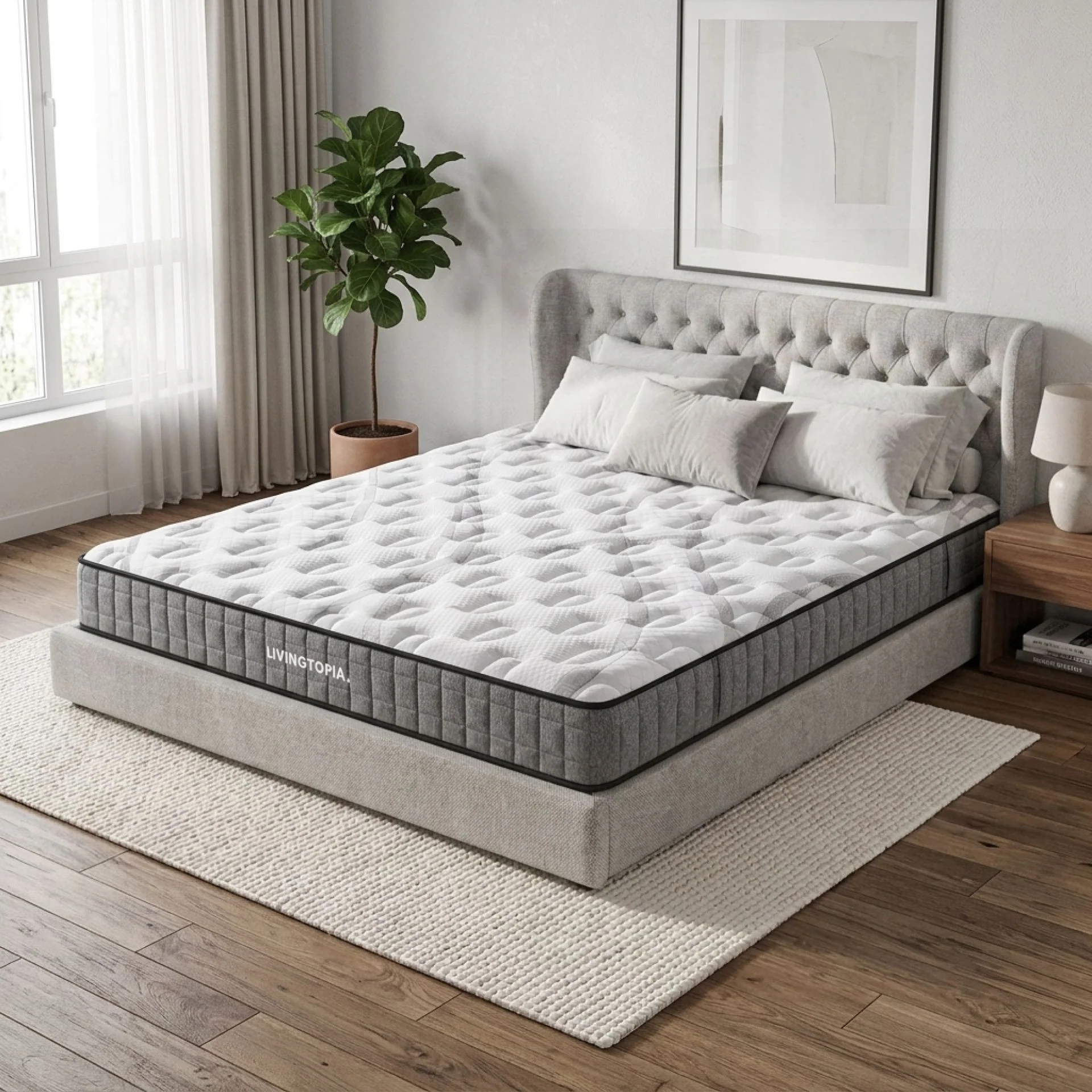 LivingTopia Hybrid Classic Super King Mattress - Image 12