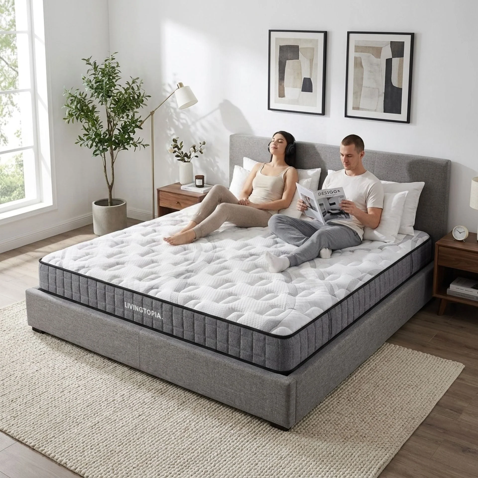 LivingTopia Hybrid Classic Super King Mattress - Image 15