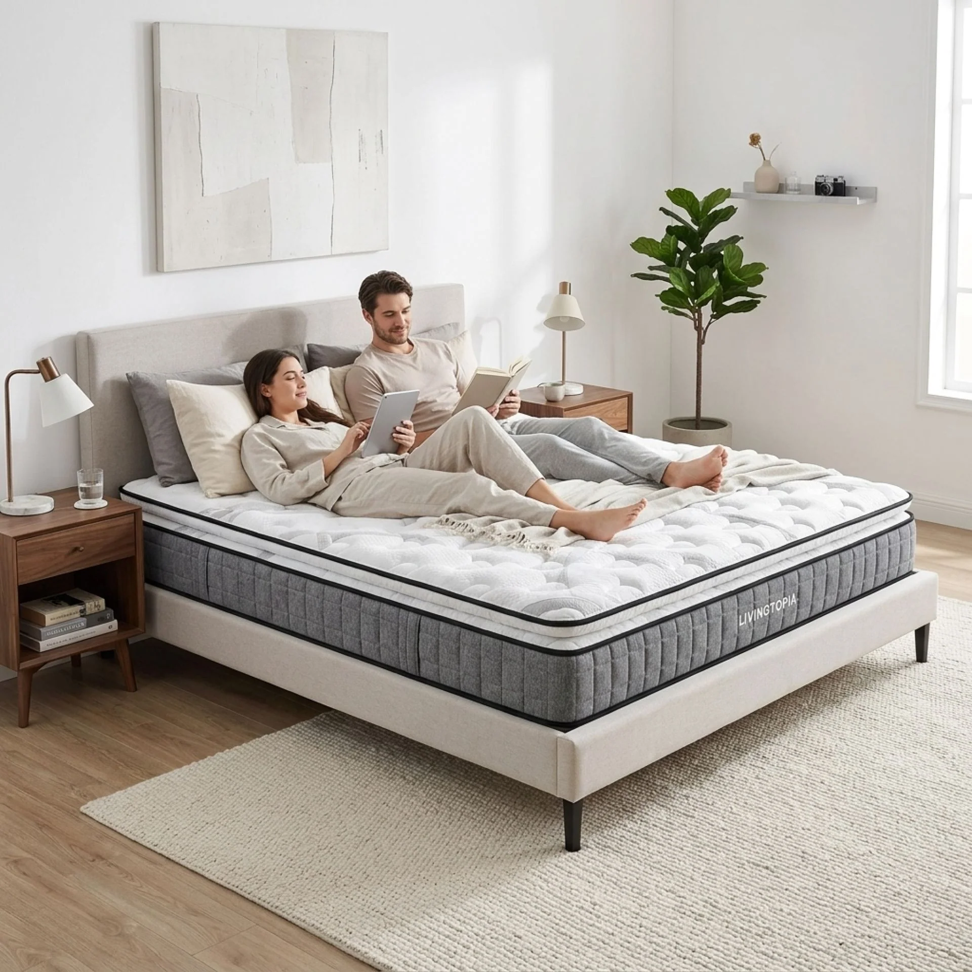 LivingTopia Hybrid Classic Super King Mattress - Image 16