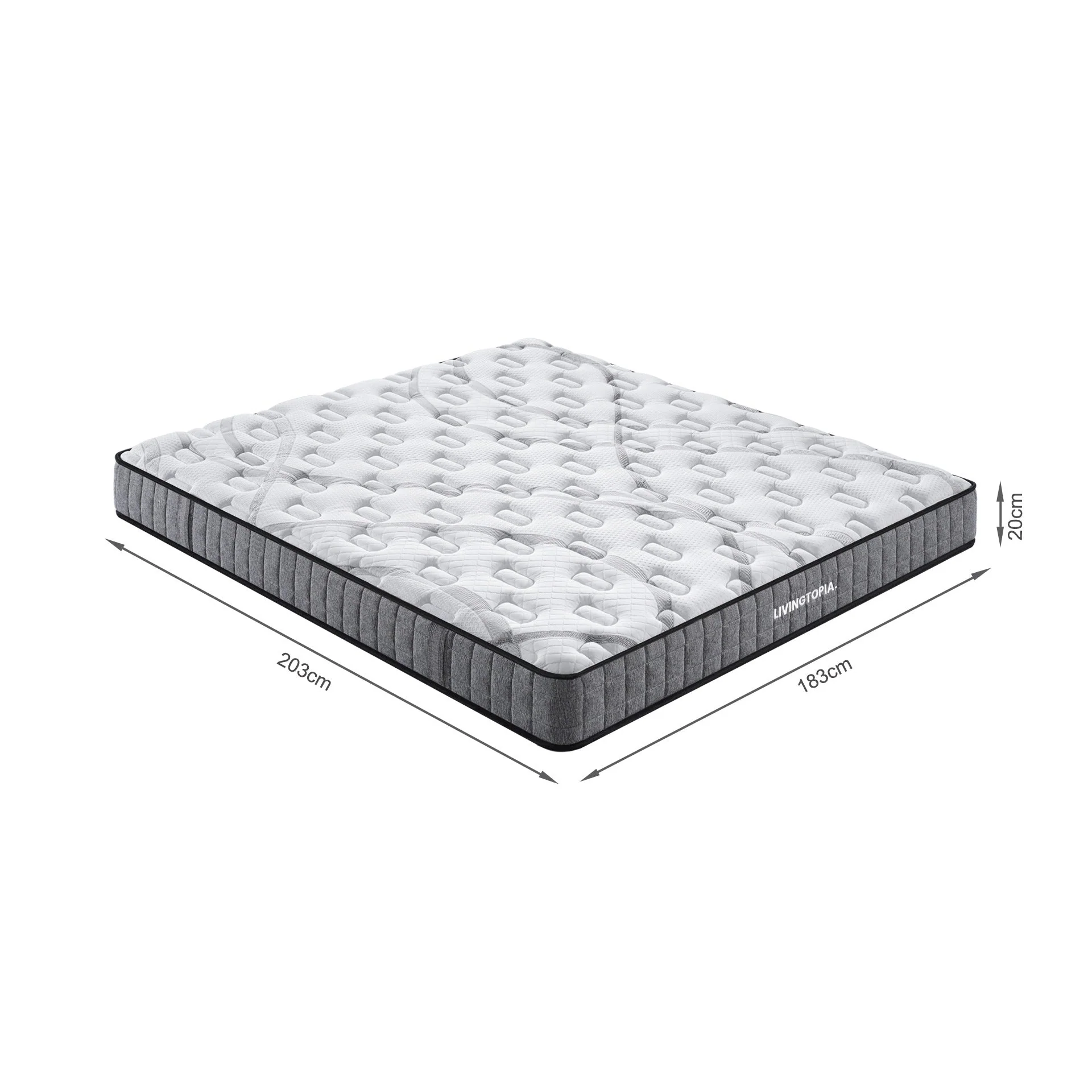 LivingTopia Hybrid Classic Super King Mattress - Image 17