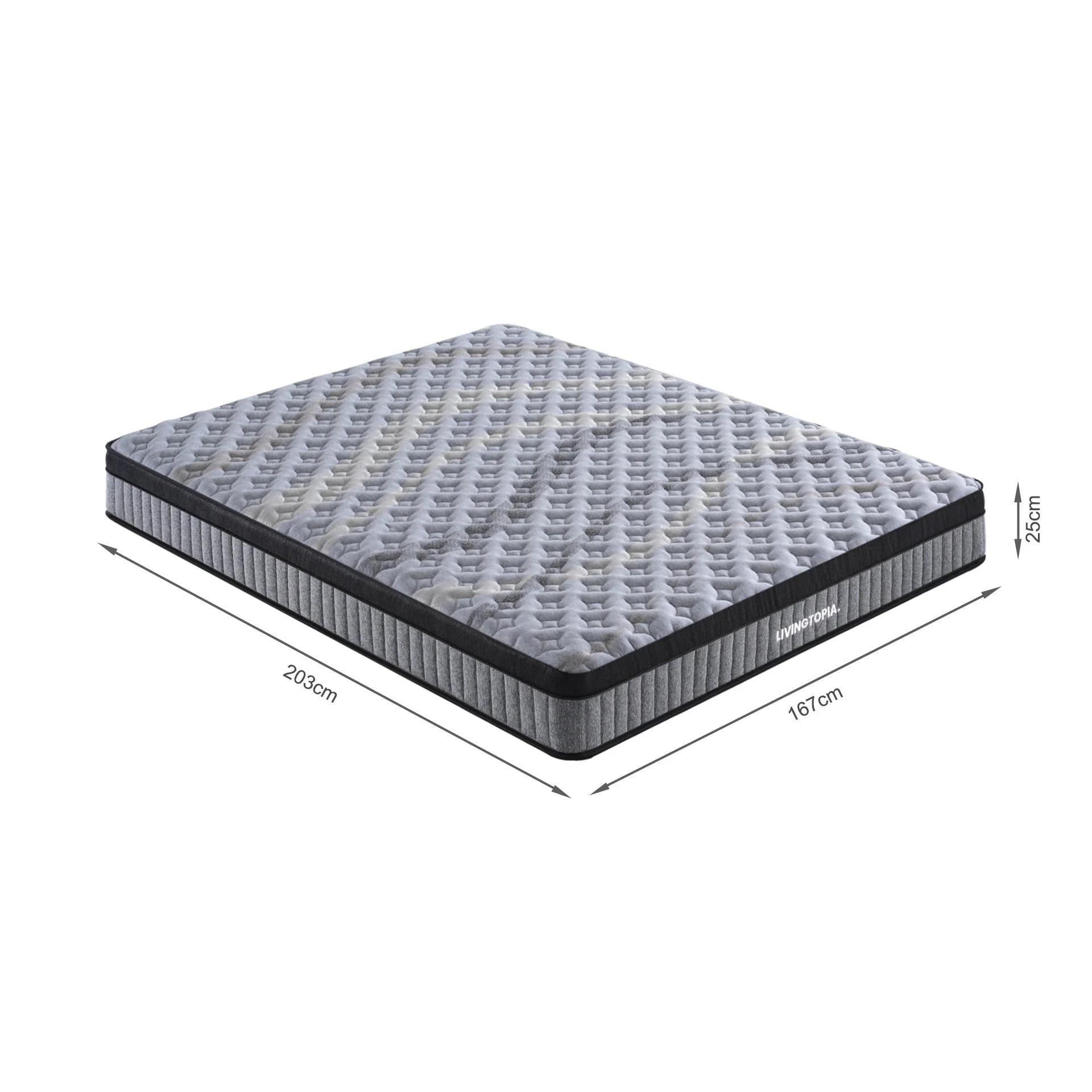 LivingTopia Hybrid Plus King Mattress - Image 12