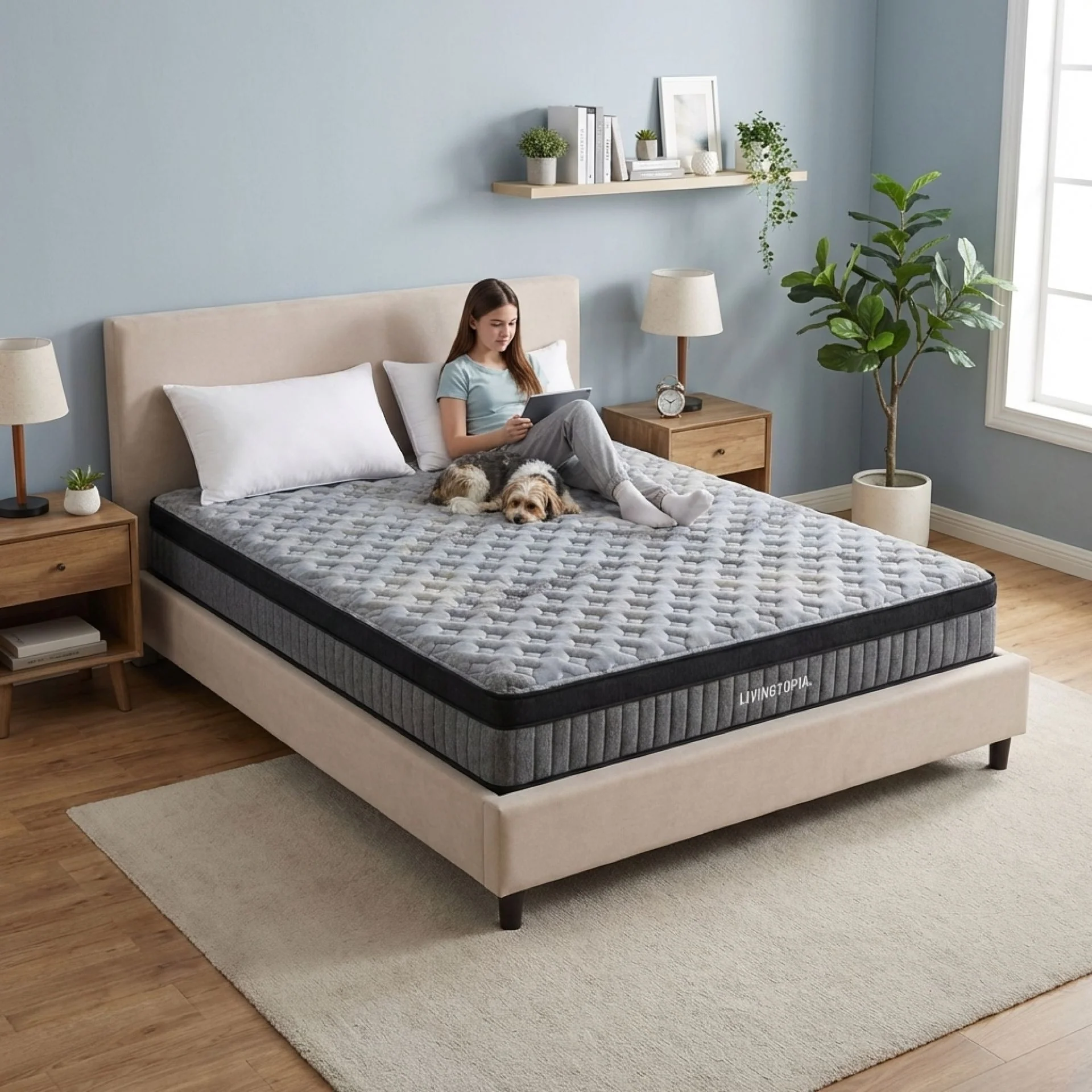 LivingTopia Hybrid Plus King Mattress - Image 17