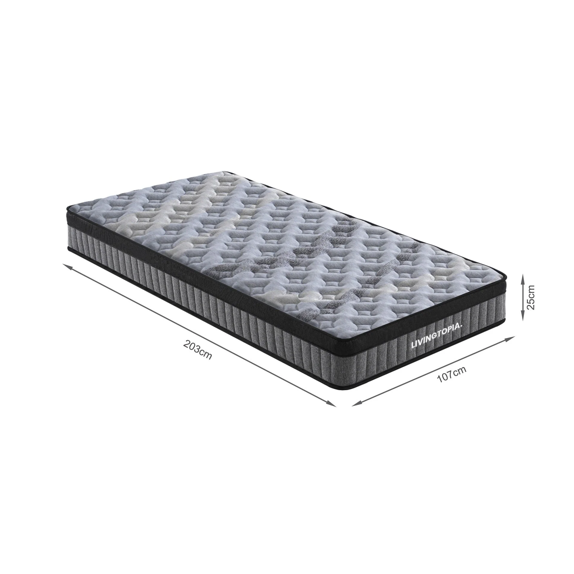 LivingTopia Hybrid Plus King Single Mattress - Image 12
