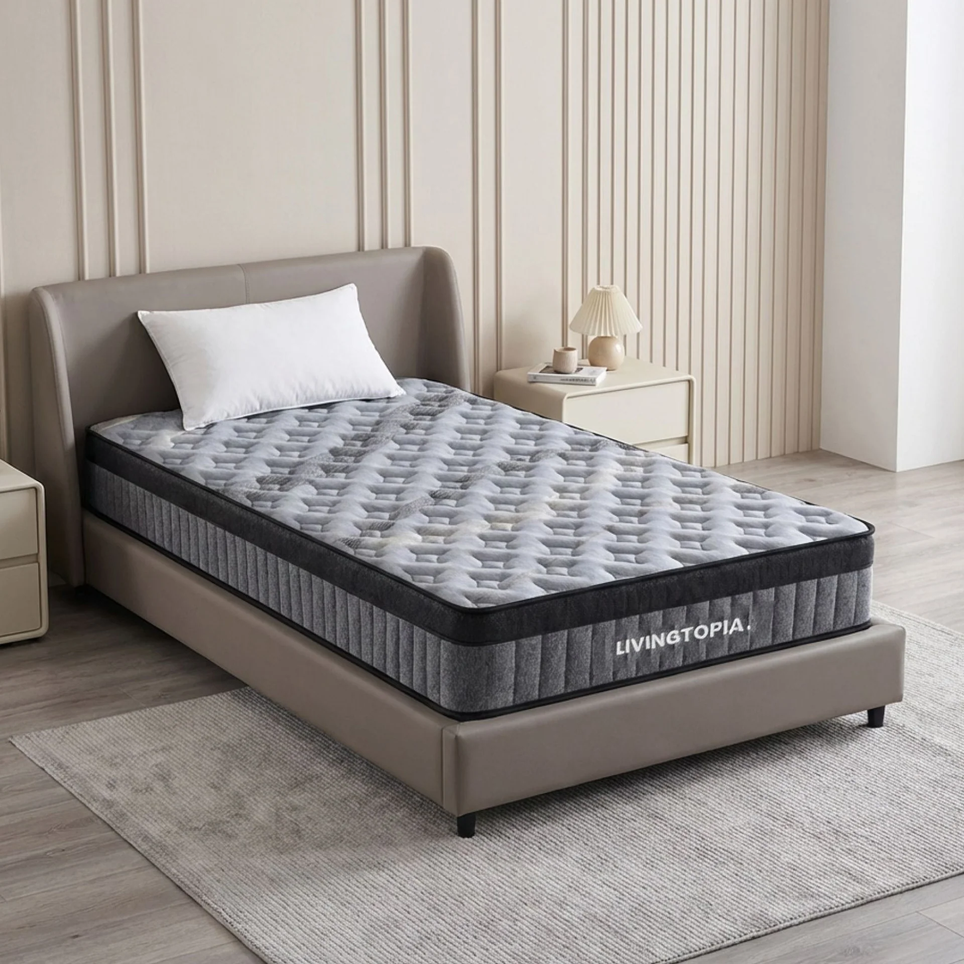 LivingTopia Hybrid Plus King Single Mattress - Image 13