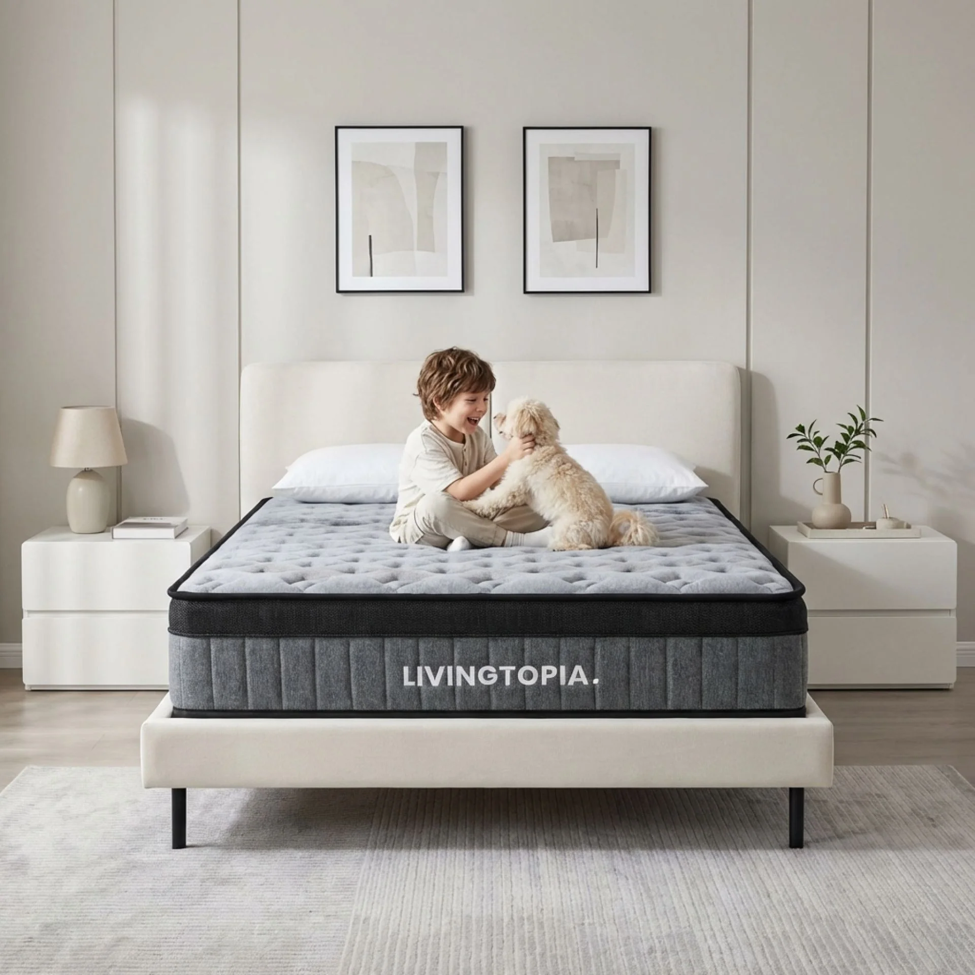 LivingTopia Hybrid Plus King Single Mattress - Image 17
