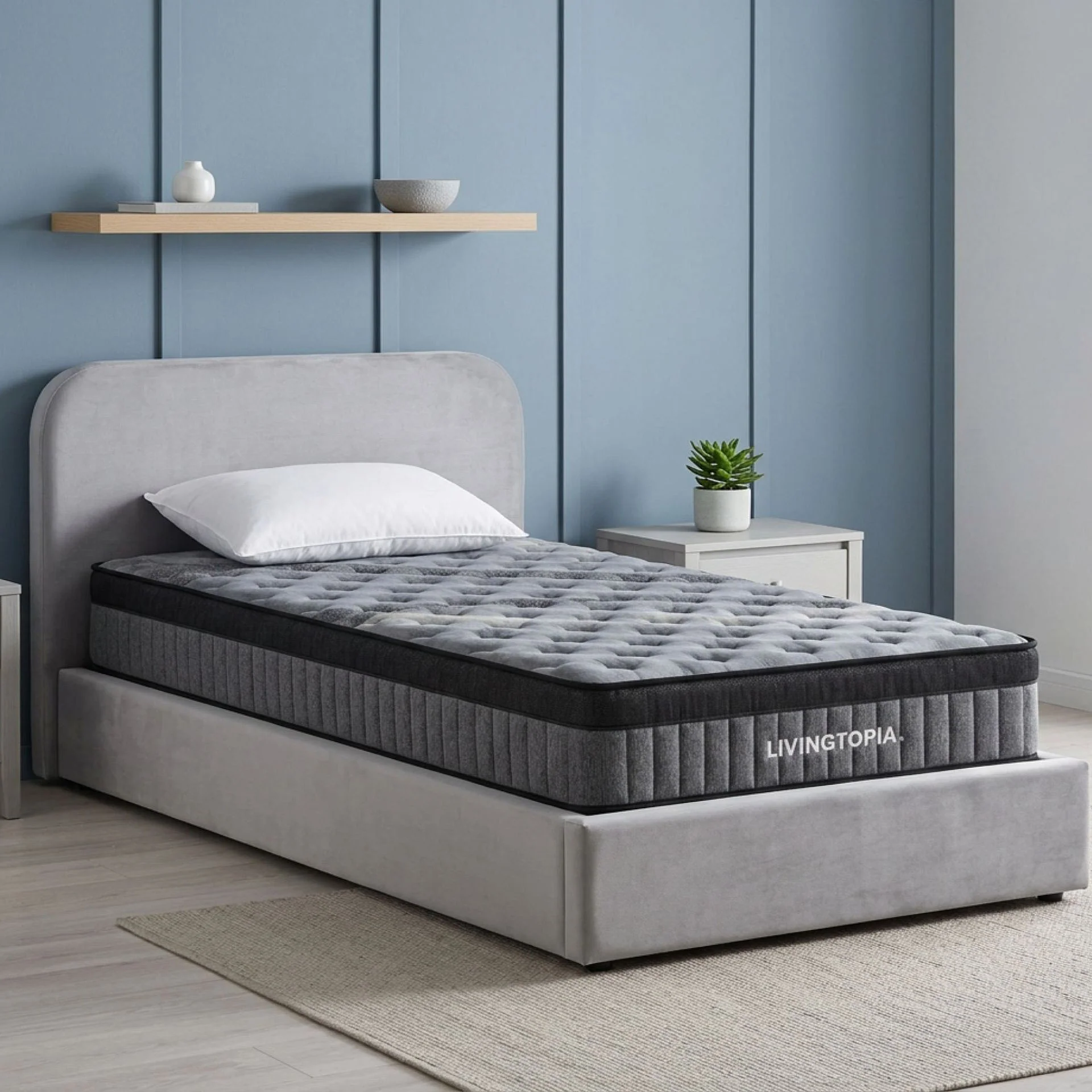 LivingTopia Hybrid Plus Single Mattress - Image 13