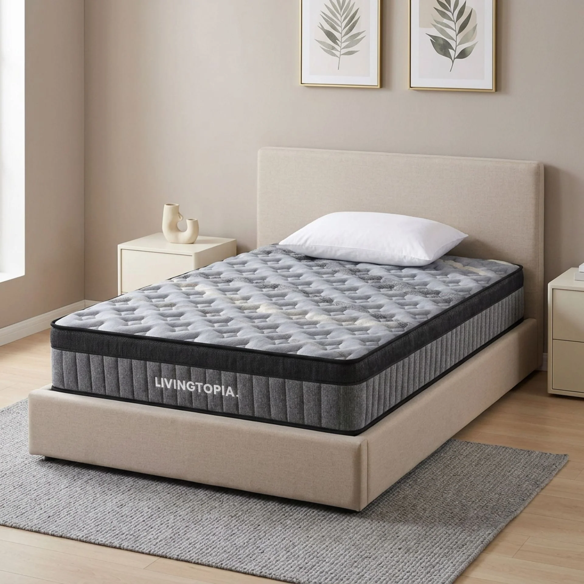 LivingTopia Hybrid Plus Single Mattress - Image 15