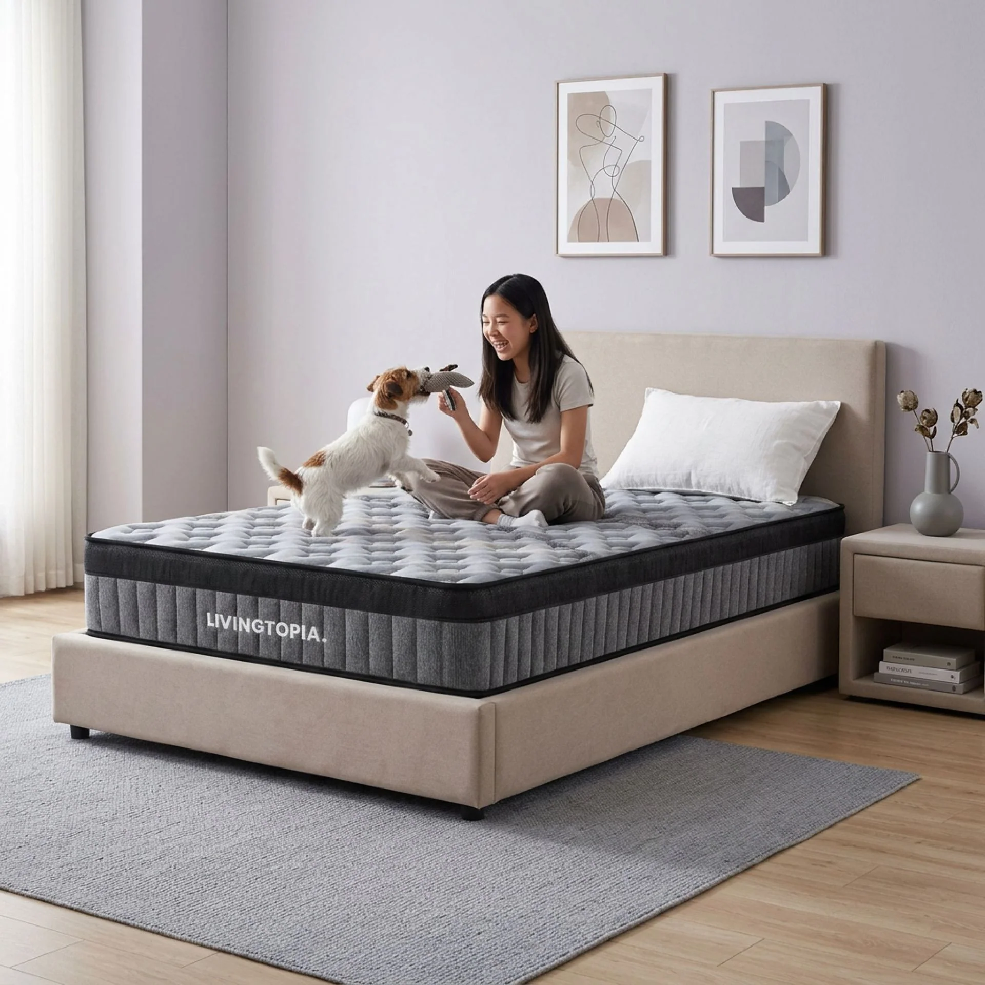 LivingTopia Hybrid Plus Single Mattress - Image 16