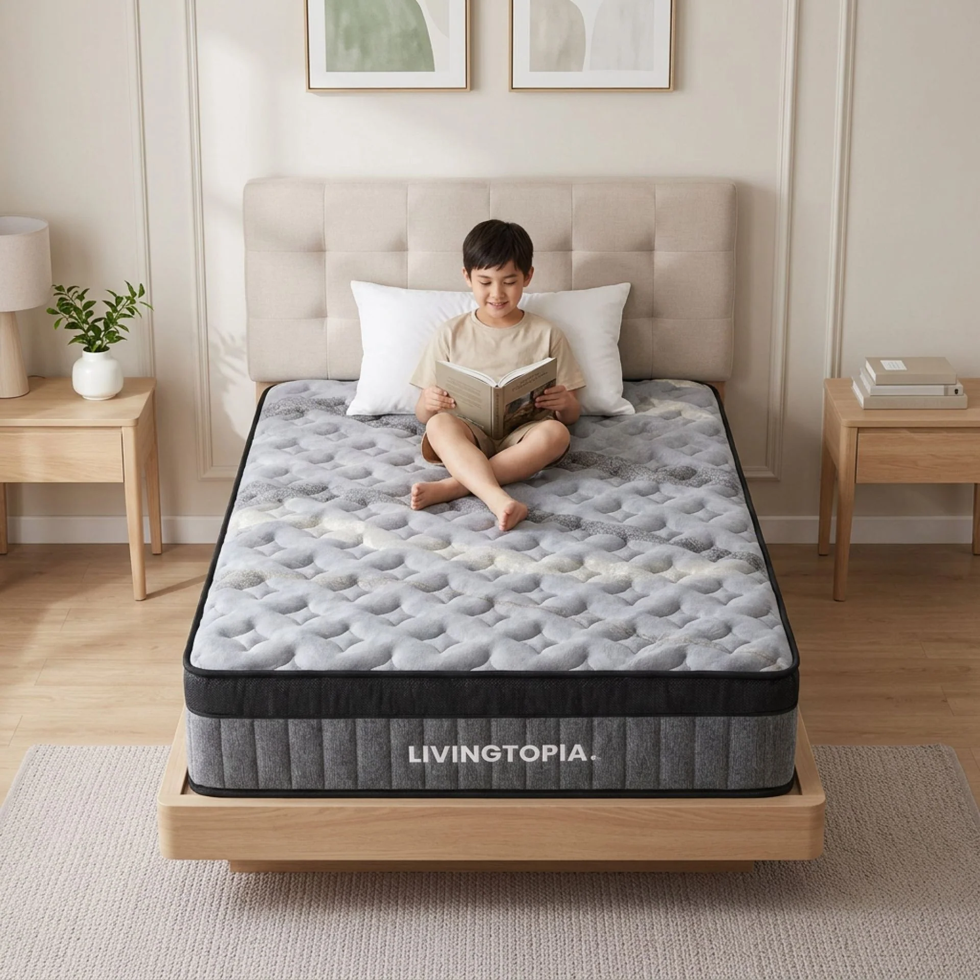 LivingTopia Hybrid Plus Single Mattress - Image 17