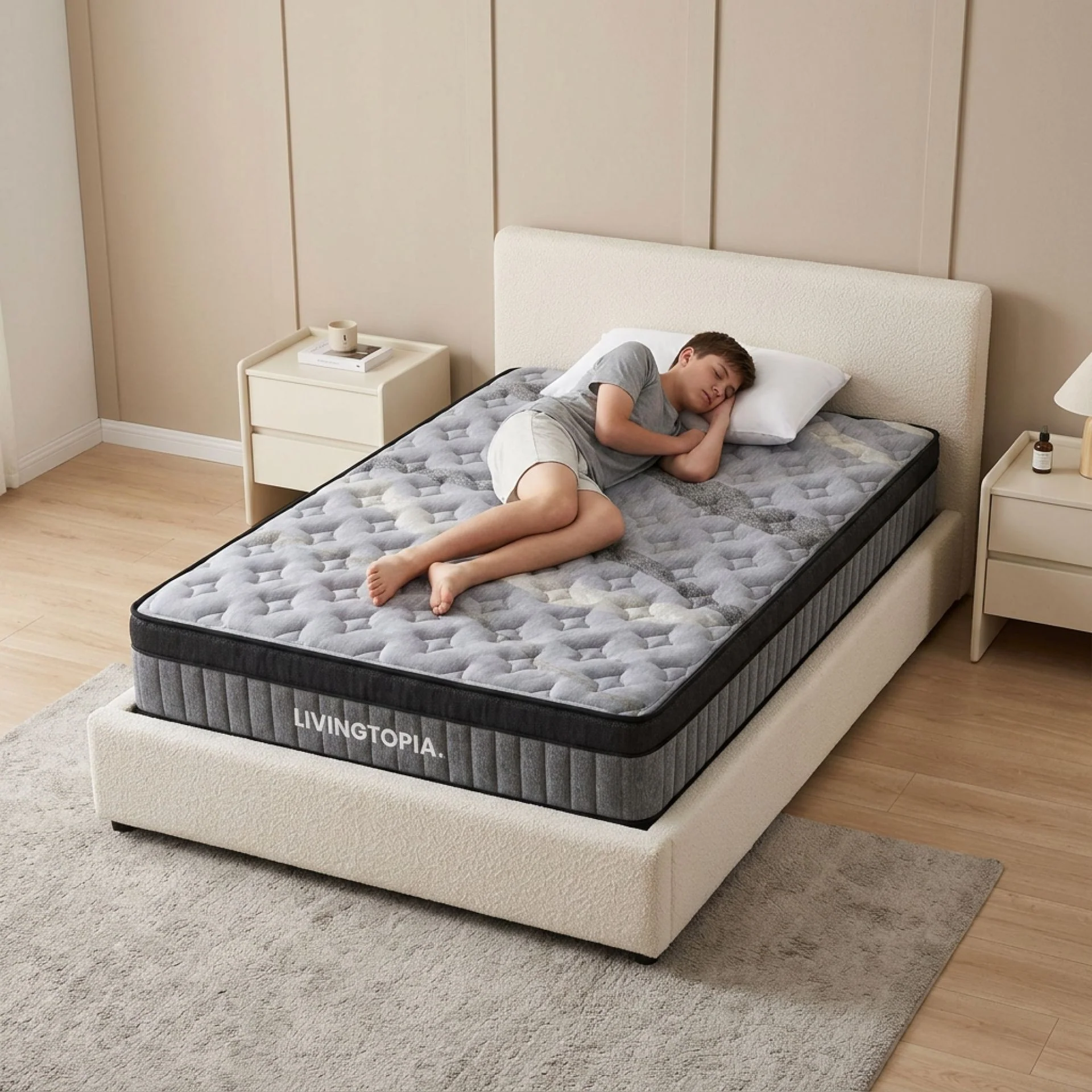 LivingTopia Hybrid Plus Single Mattress - Image 18
