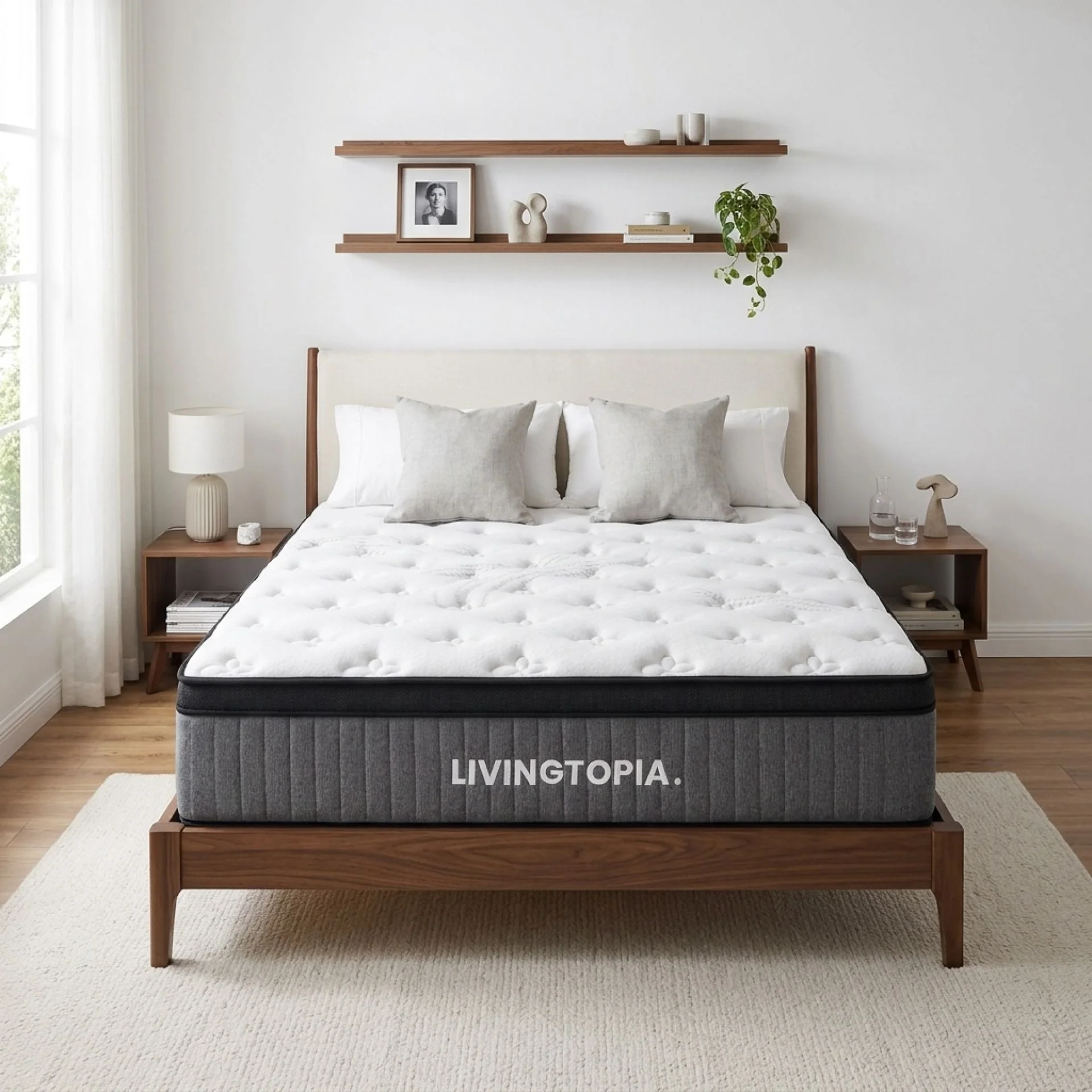 LivingTopia Hybrid Prime Double Mattress