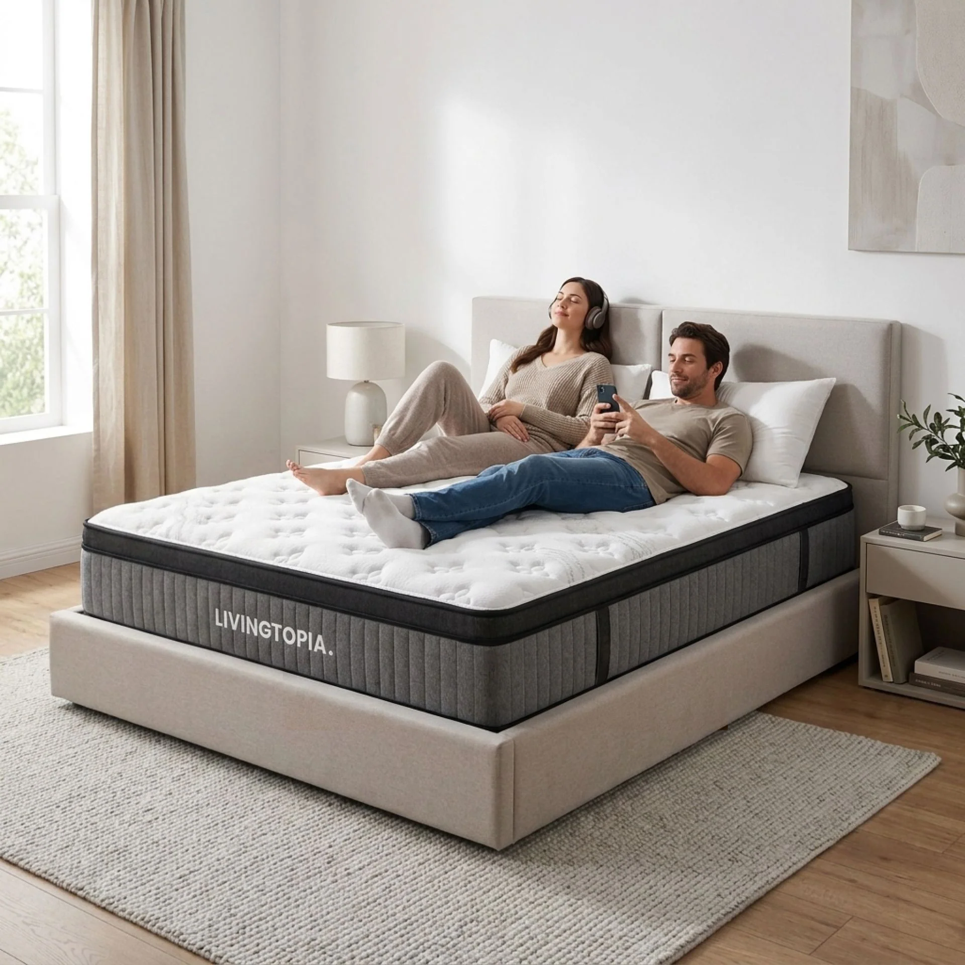 LivingTopia Hybrid Prime Double Mattress - Image 15