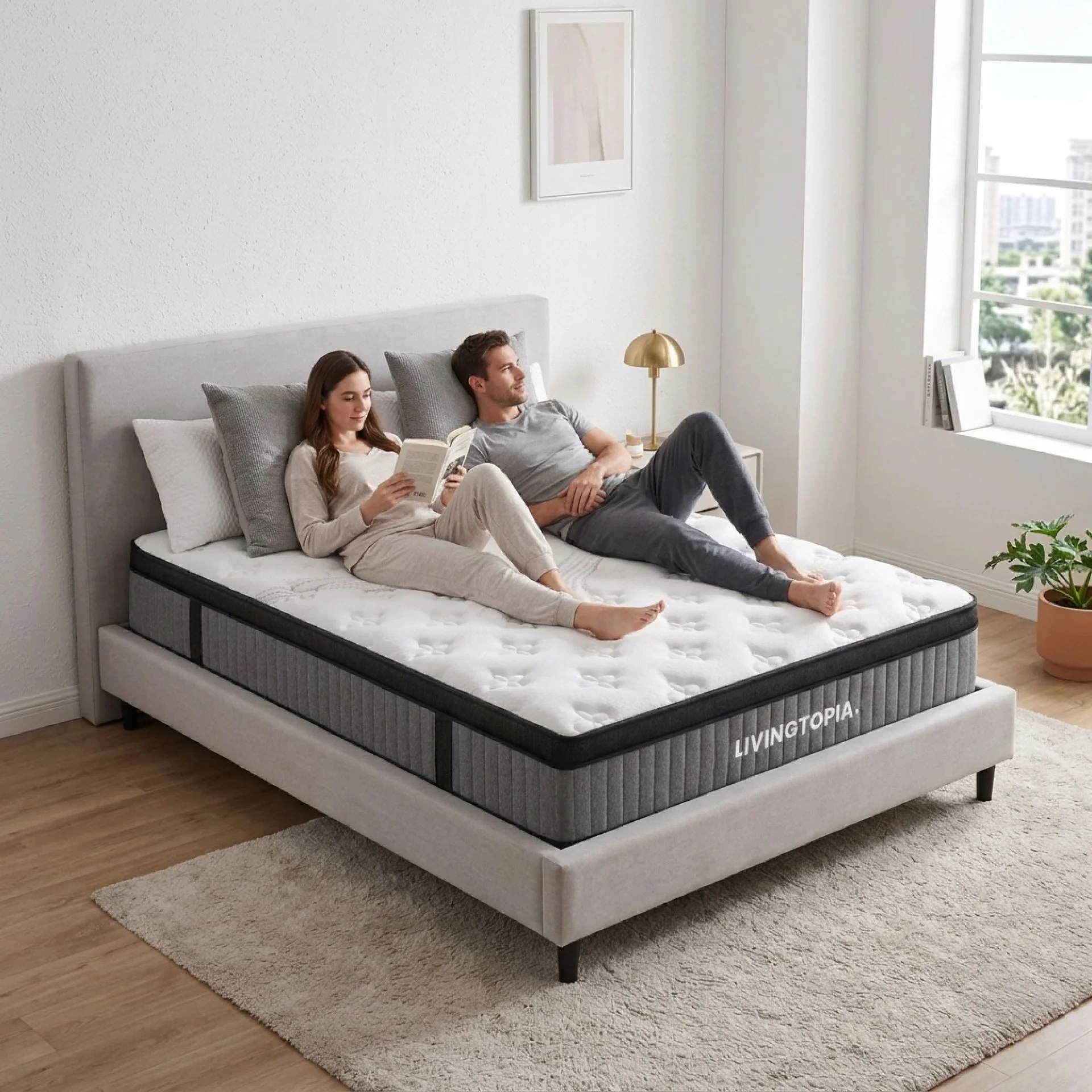 LivingTopia Hybrid Prime Double Mattress - Image 17