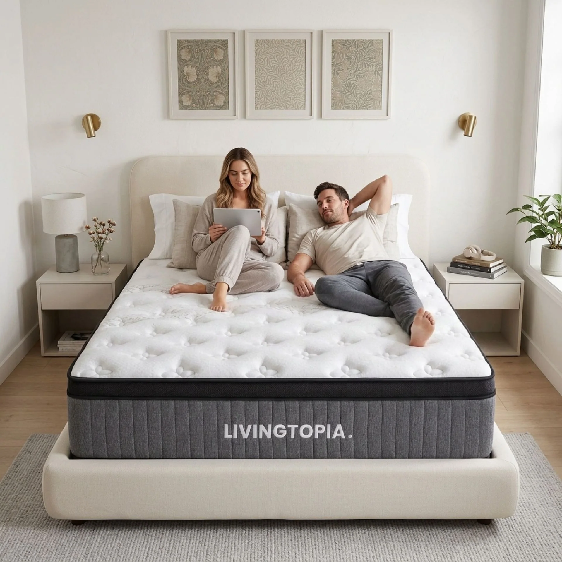 LivingTopia Hybrid Prime Double Mattress - Image 2