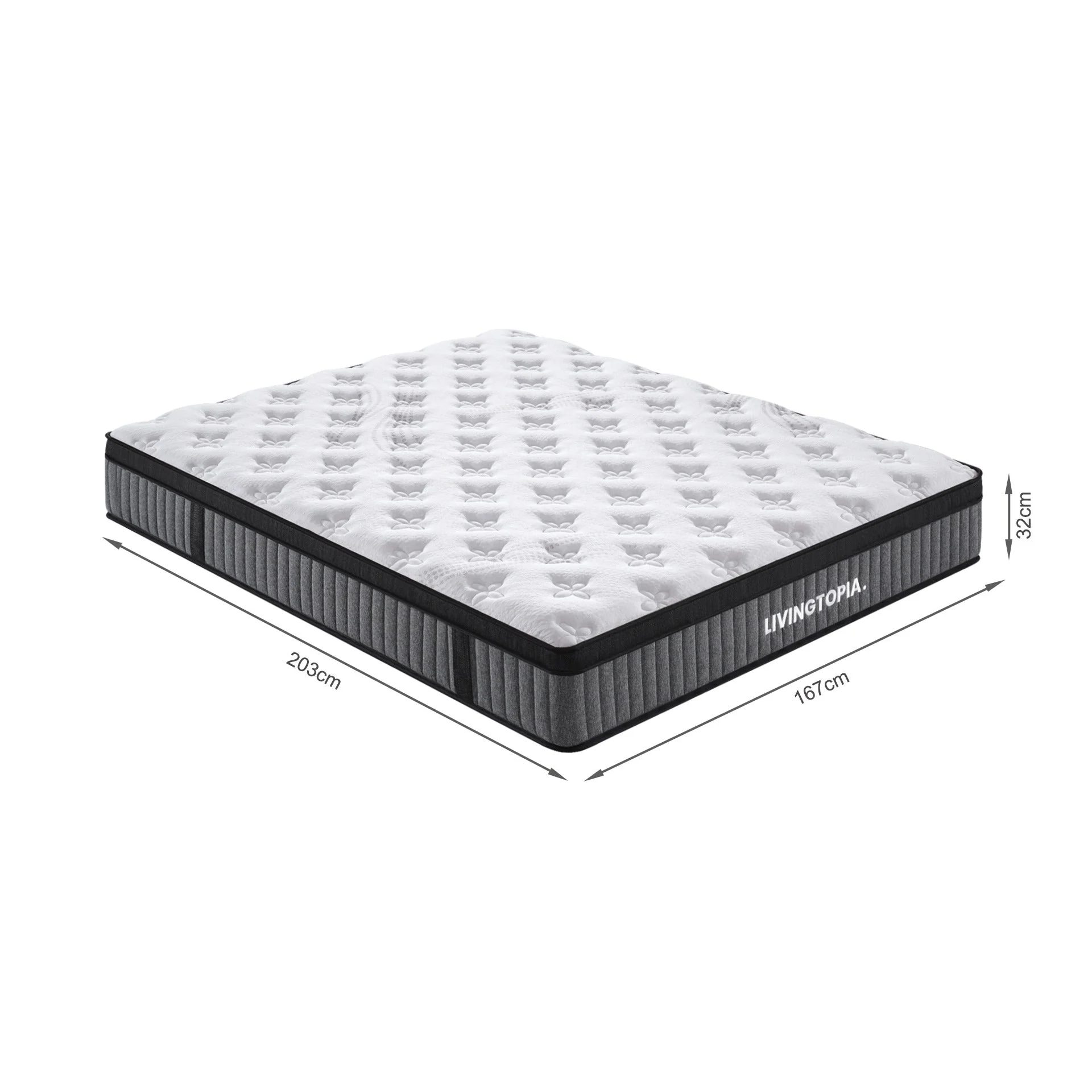 LivingTopia Hybrid Prime King Mattress - Image 12