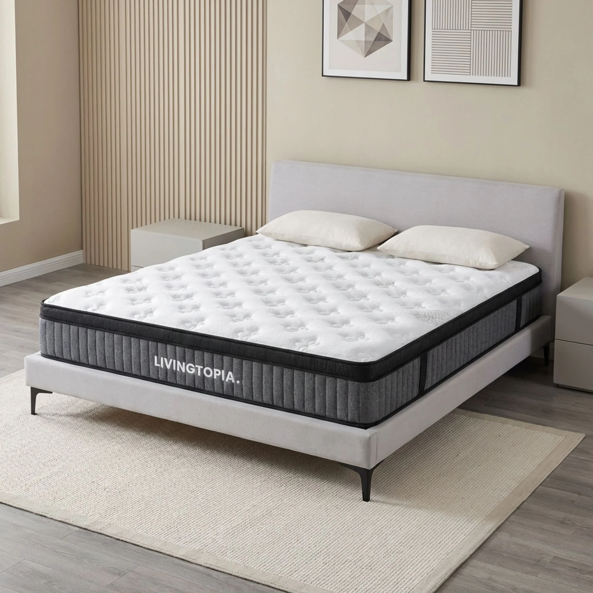 LivingTopia Hybrid Prime King Mattress - Image 13