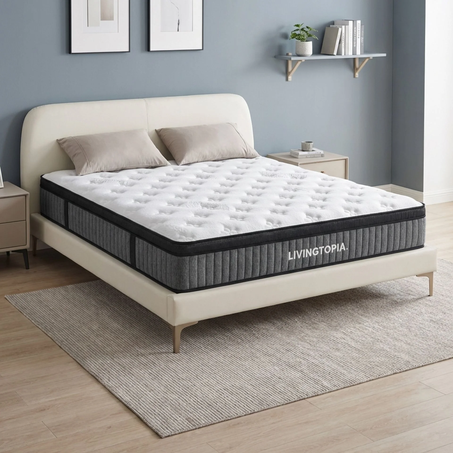 LivingTopia Hybrid Prime King Mattress - Image 16