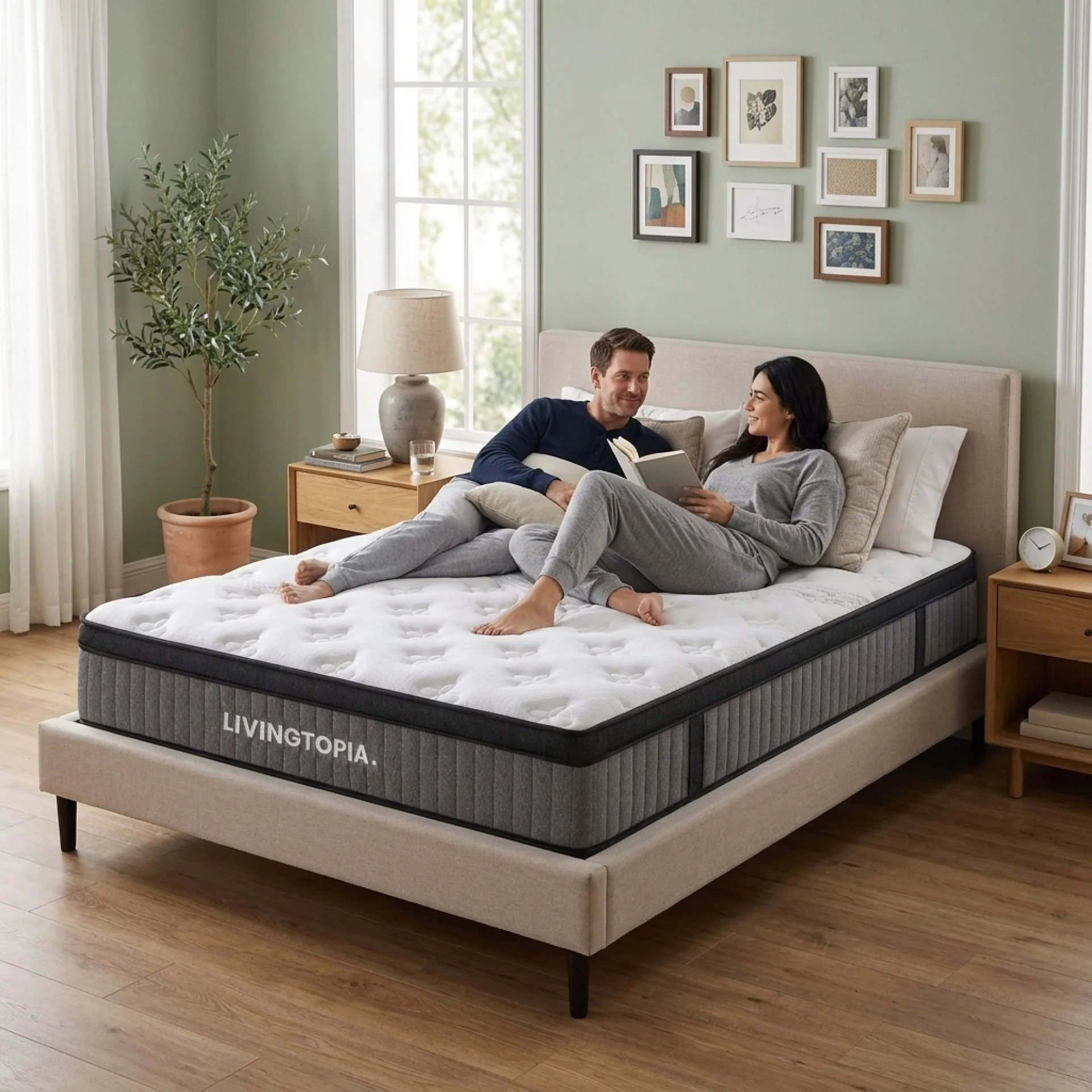 LivingTopia Hybrid Prime Queen Mattress - Image 15