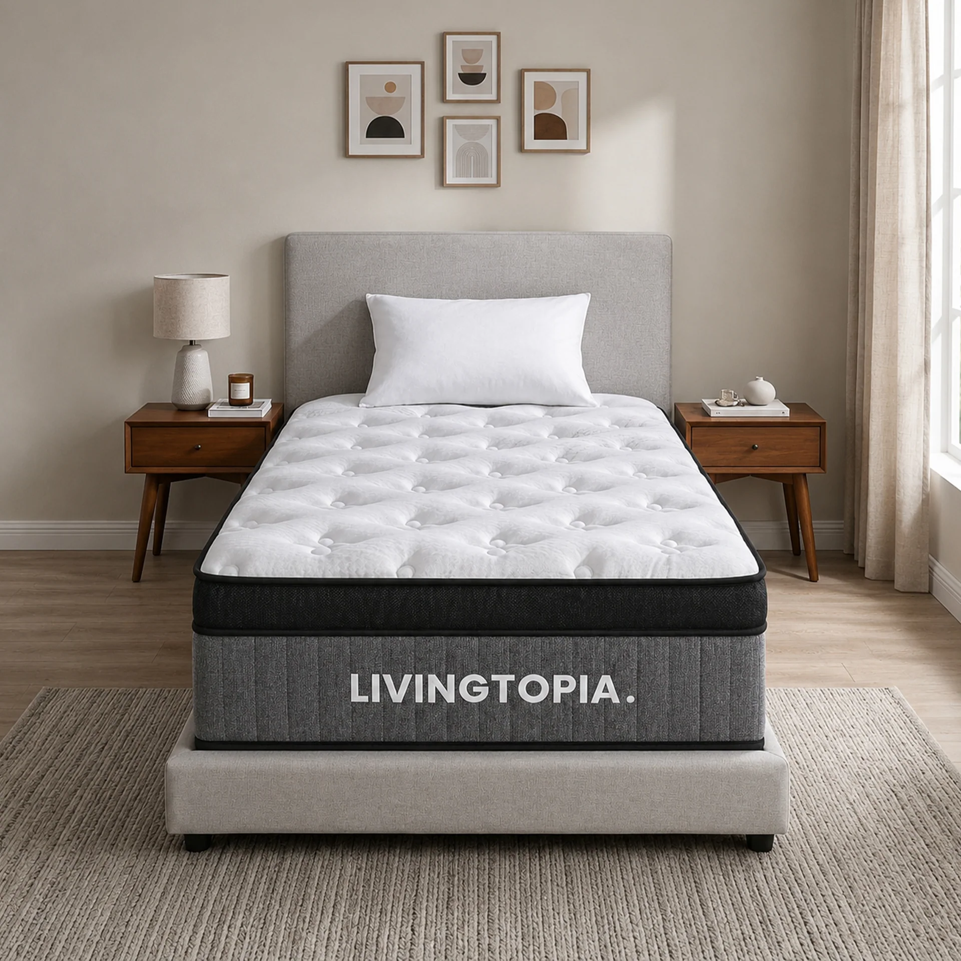 LivingTopia Hybrid Prime Single Mattress