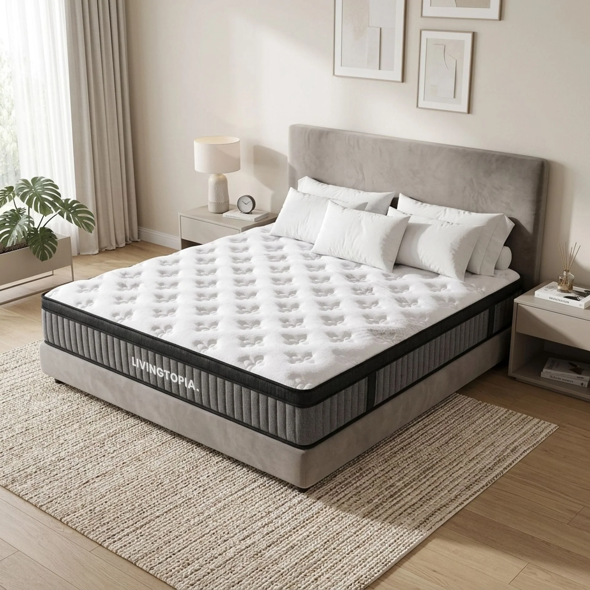 LivingTopia Hybrid Prime Super King Mattress - Image 13