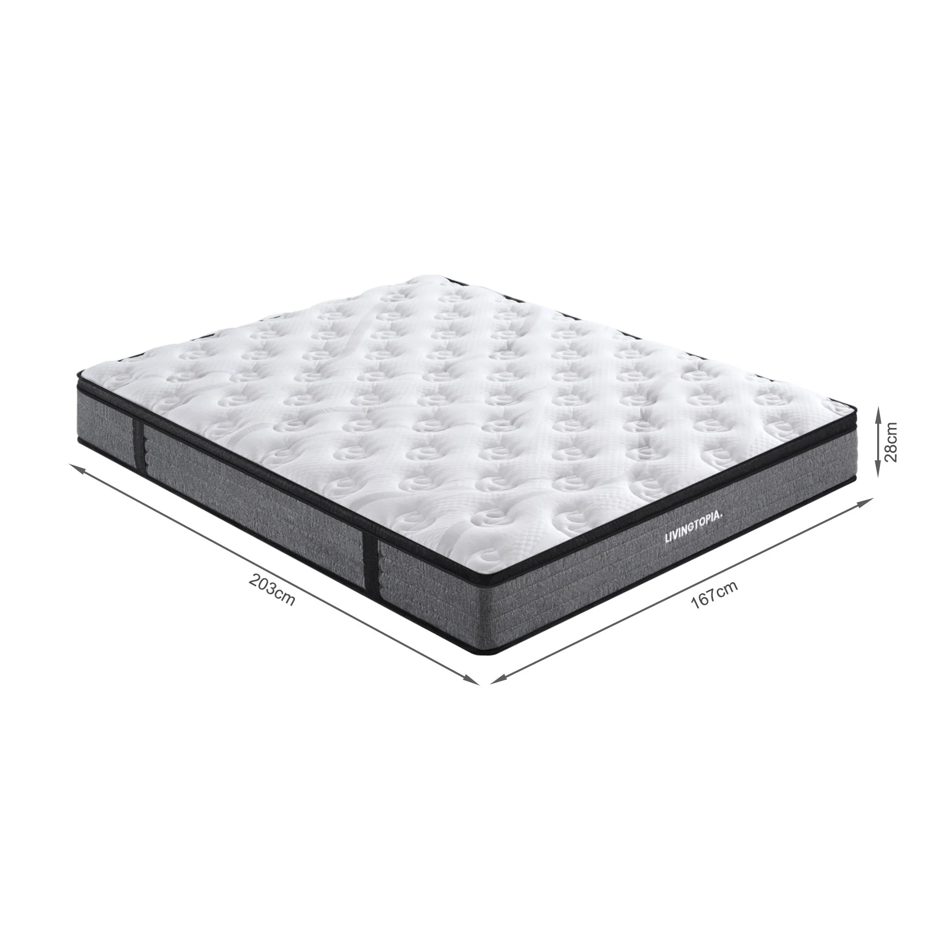 LivingTopia Hybrid Pro King Mattress - Image 12