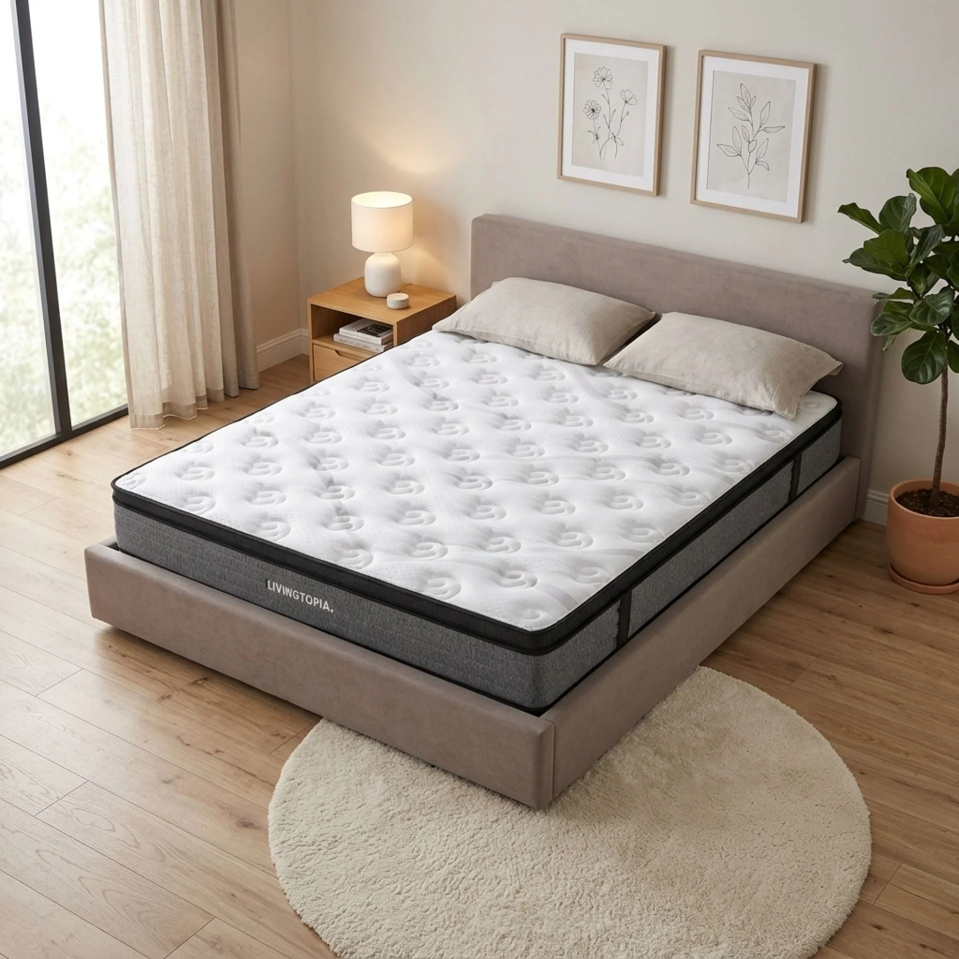 LivingTopia Hybrid Pro King Mattress - Image 13