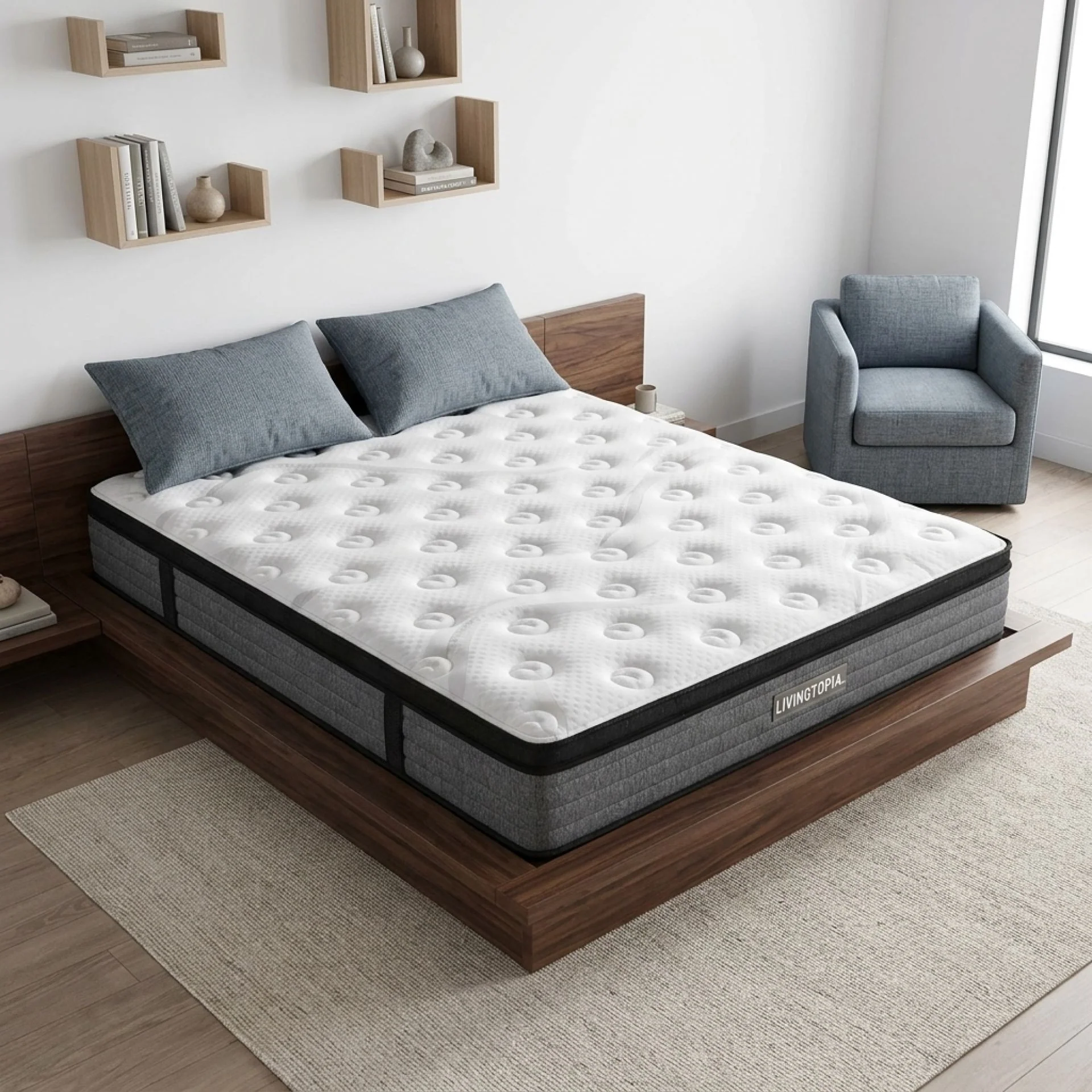 LivingTopia Hybrid Pro King Mattress - Image 14