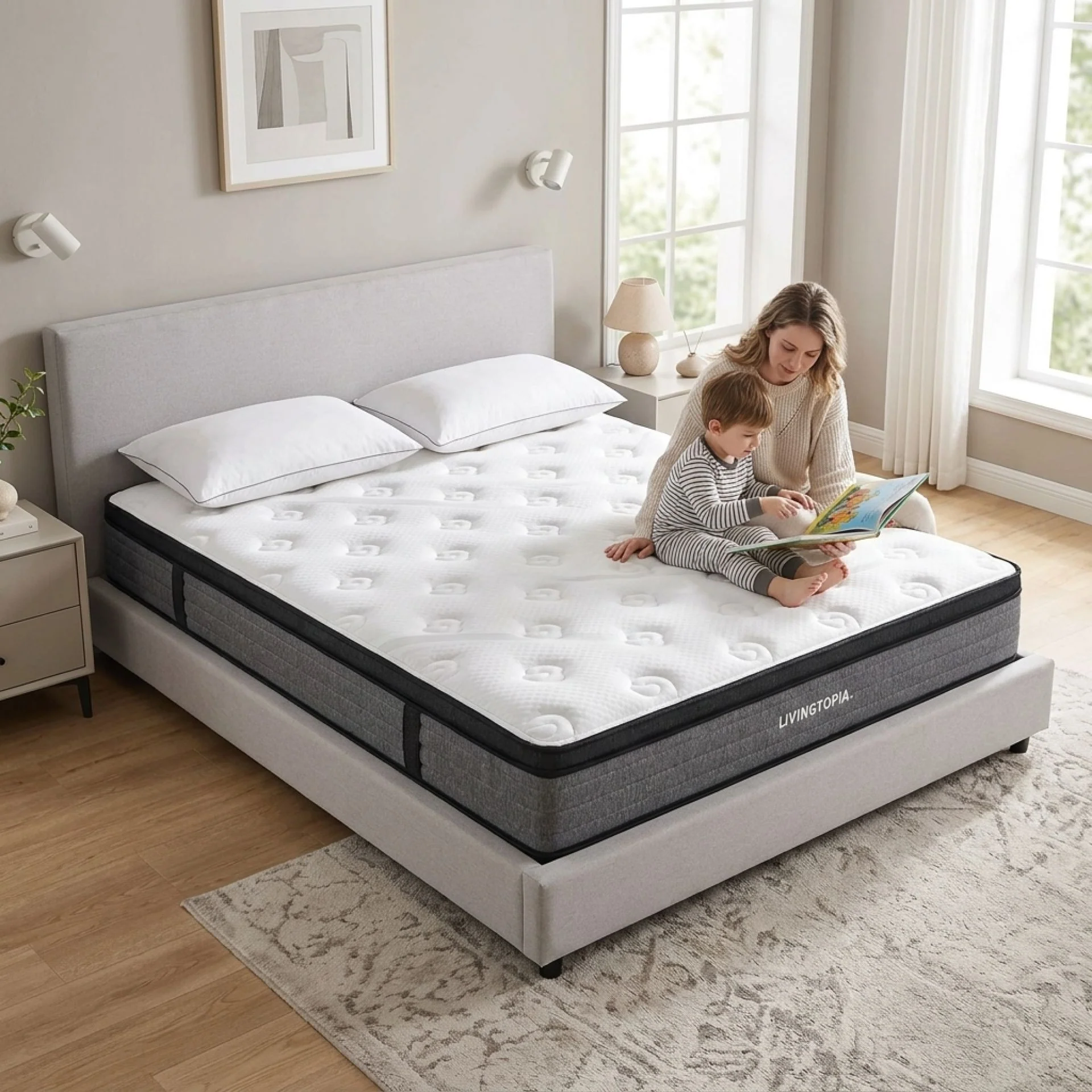 LivingTopia Hybrid Pro King Mattress - Image 15