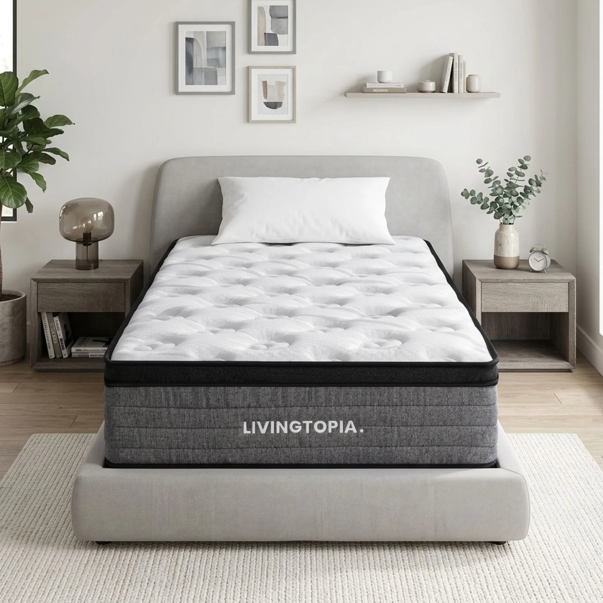 LivingTopia Hybrid Pro Single Mattress