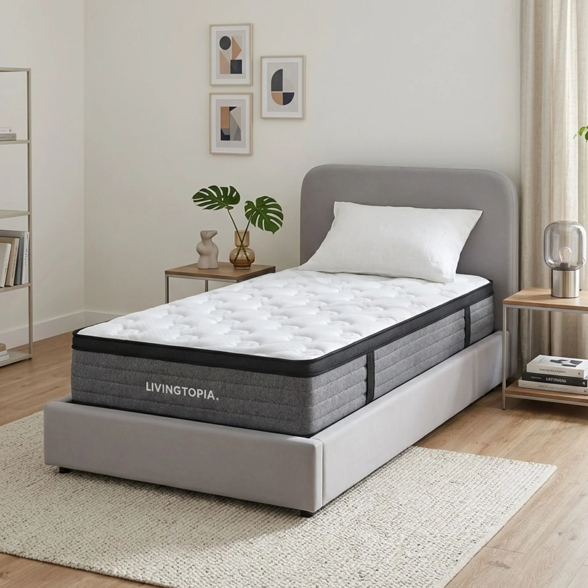 LivingTopia Hybrid Pro Single Mattress - Image 12