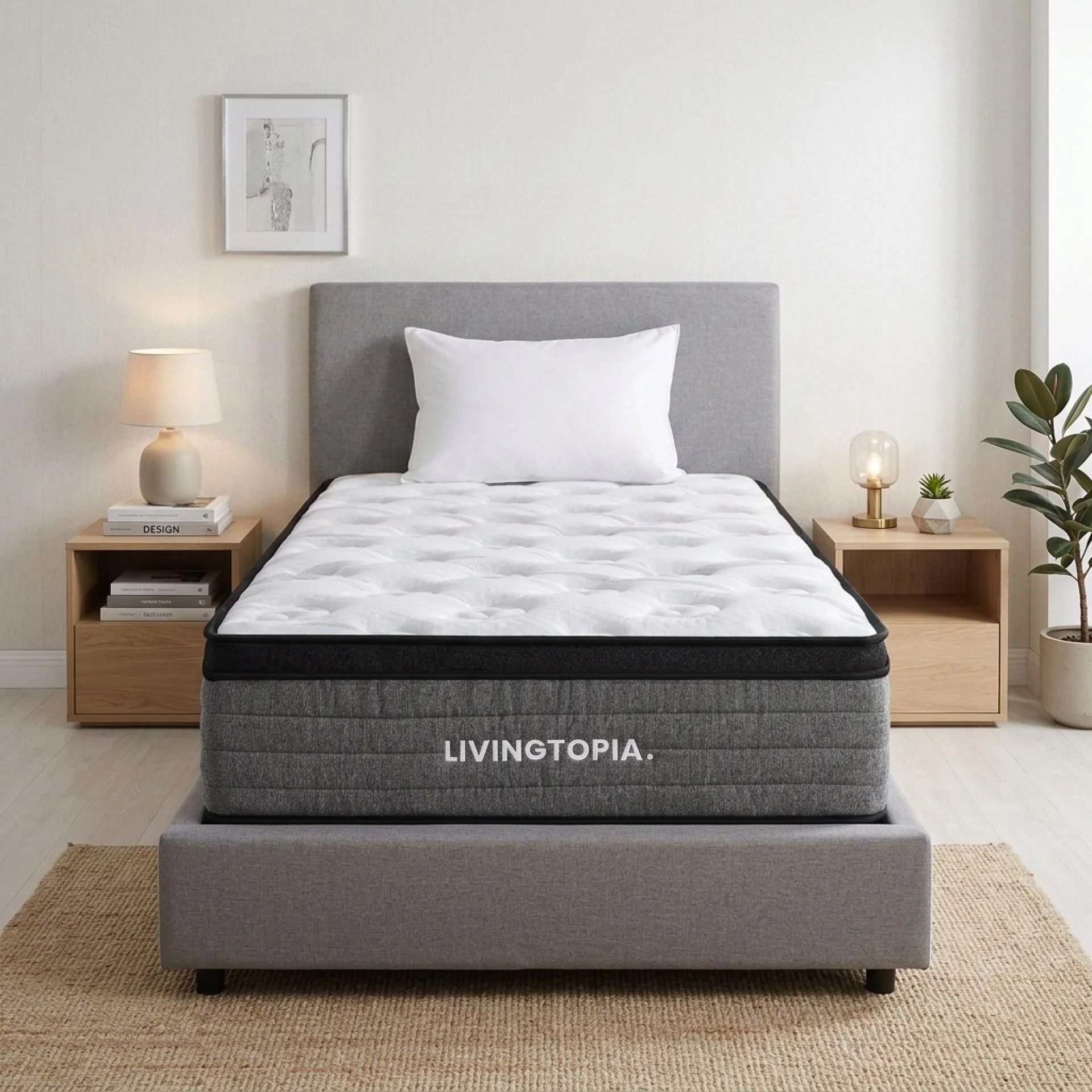 LivingTopia Hybrid Pro Single Mattress - Image 13